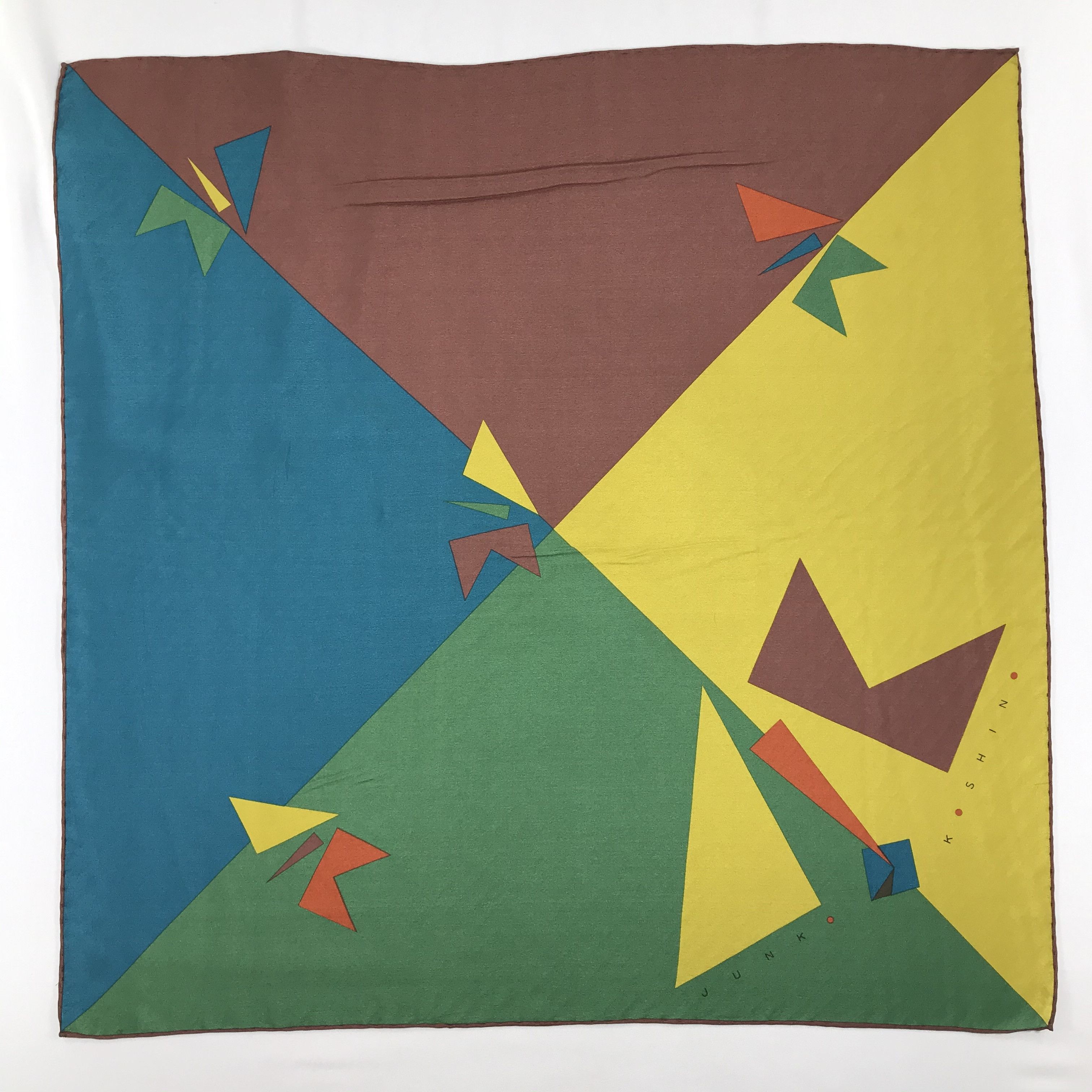 Vintage Vintage Junko Koshino Silk Scarf Size ONE SIZE - 2 Thumbnail