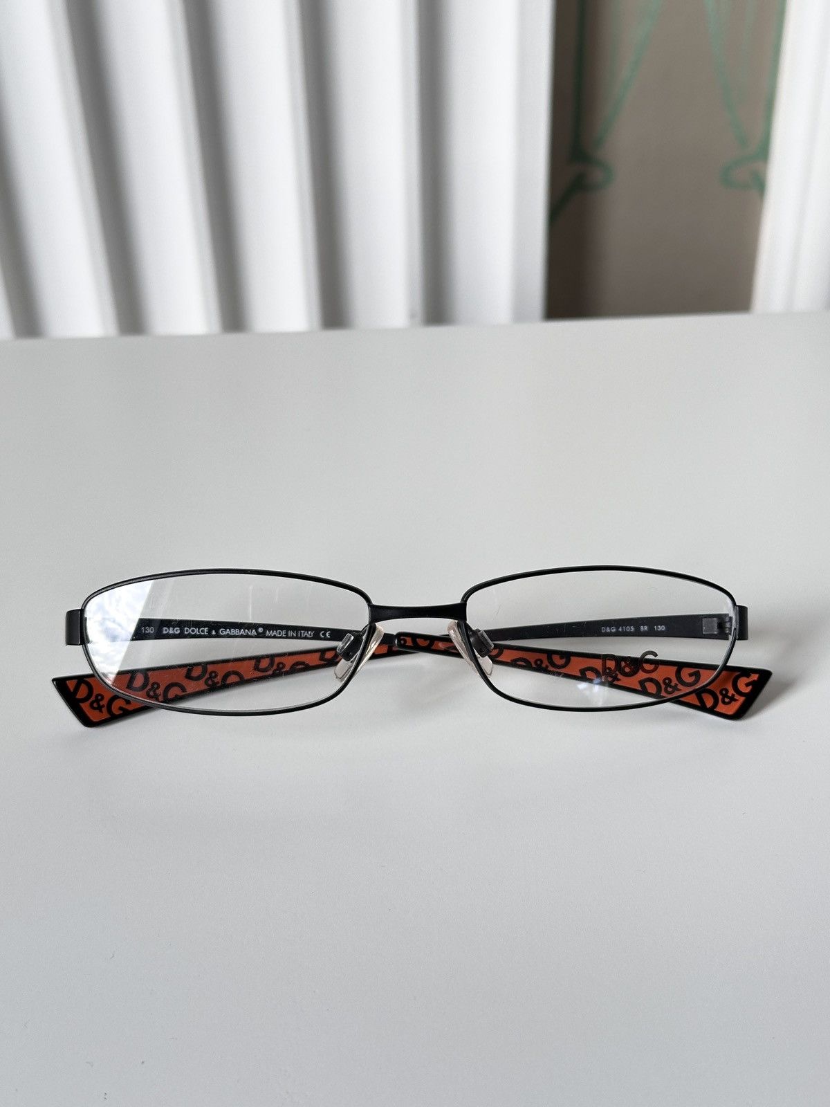 Dolce & Gabbana 2000s Dolce Gabbana Skinny Office Vibes Sunglasses 4105 Y2K Size ONE SIZE - 1 Thumbnail