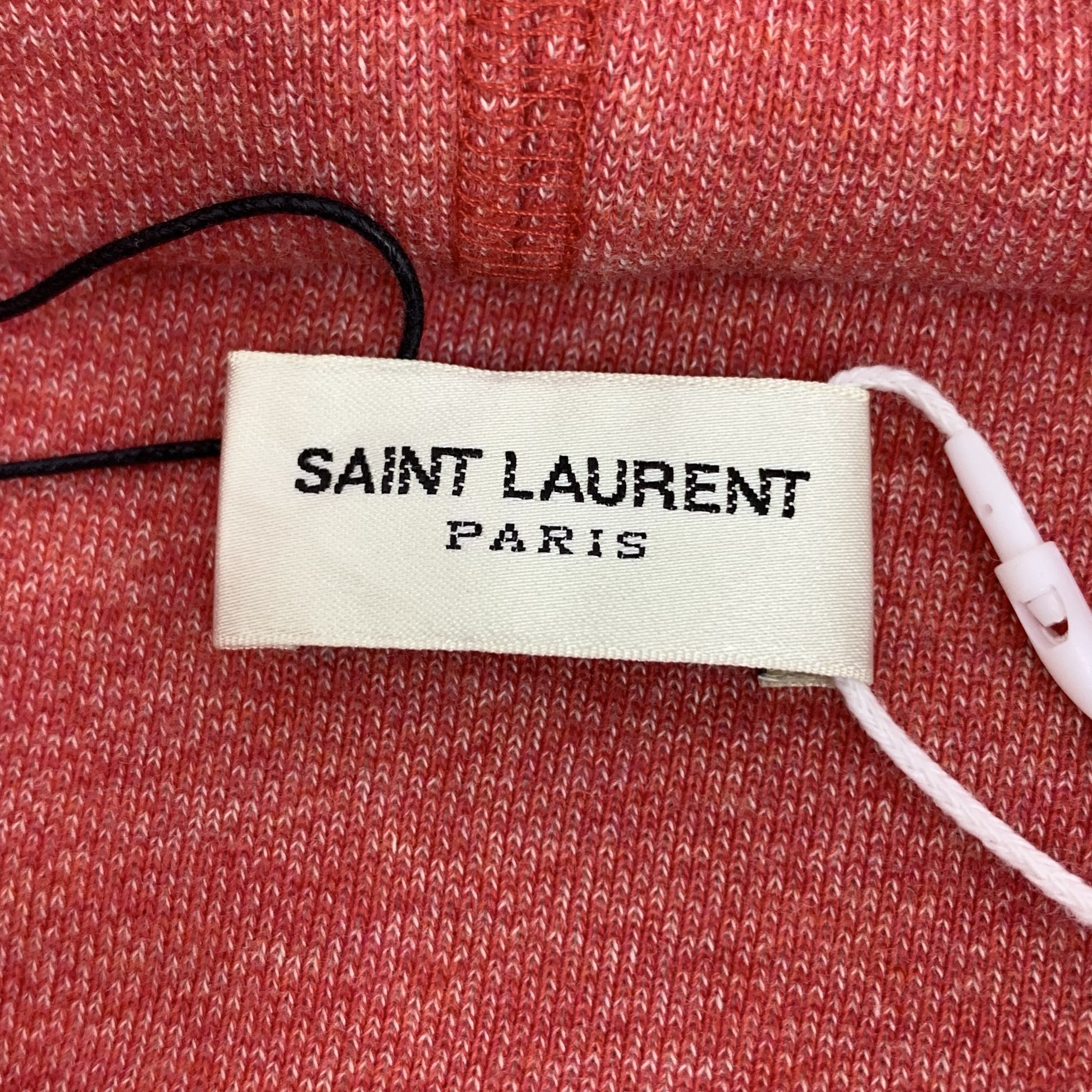 Yves Saint Laurent Yves Saint Laurent Logo Hoodie Pink (XS) Size XS / US 0-2 / IT 36-38 - 5 Thumbnail