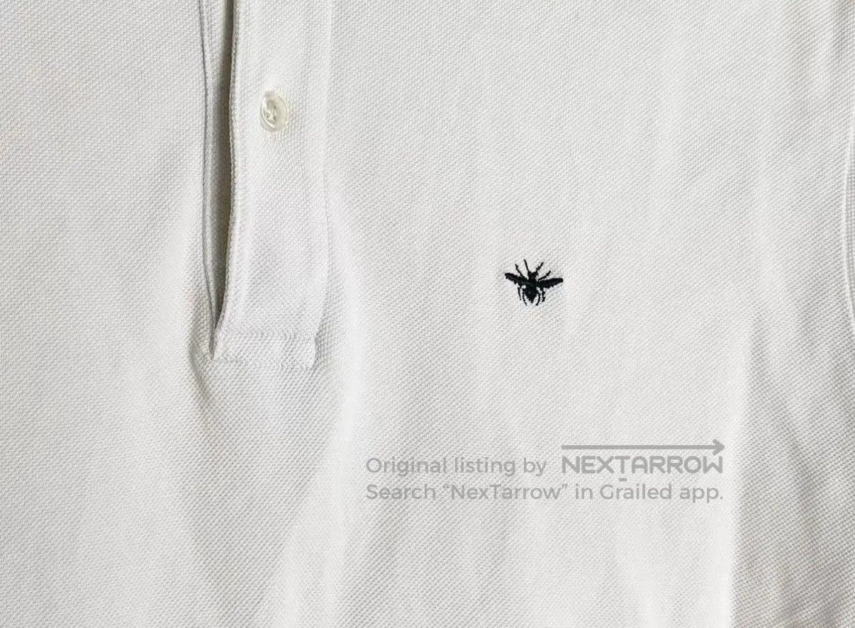 Dior White Short Sleeve Polo Shirt XL. Size US XL / EU 56 / 4 - 5 Thumbnail