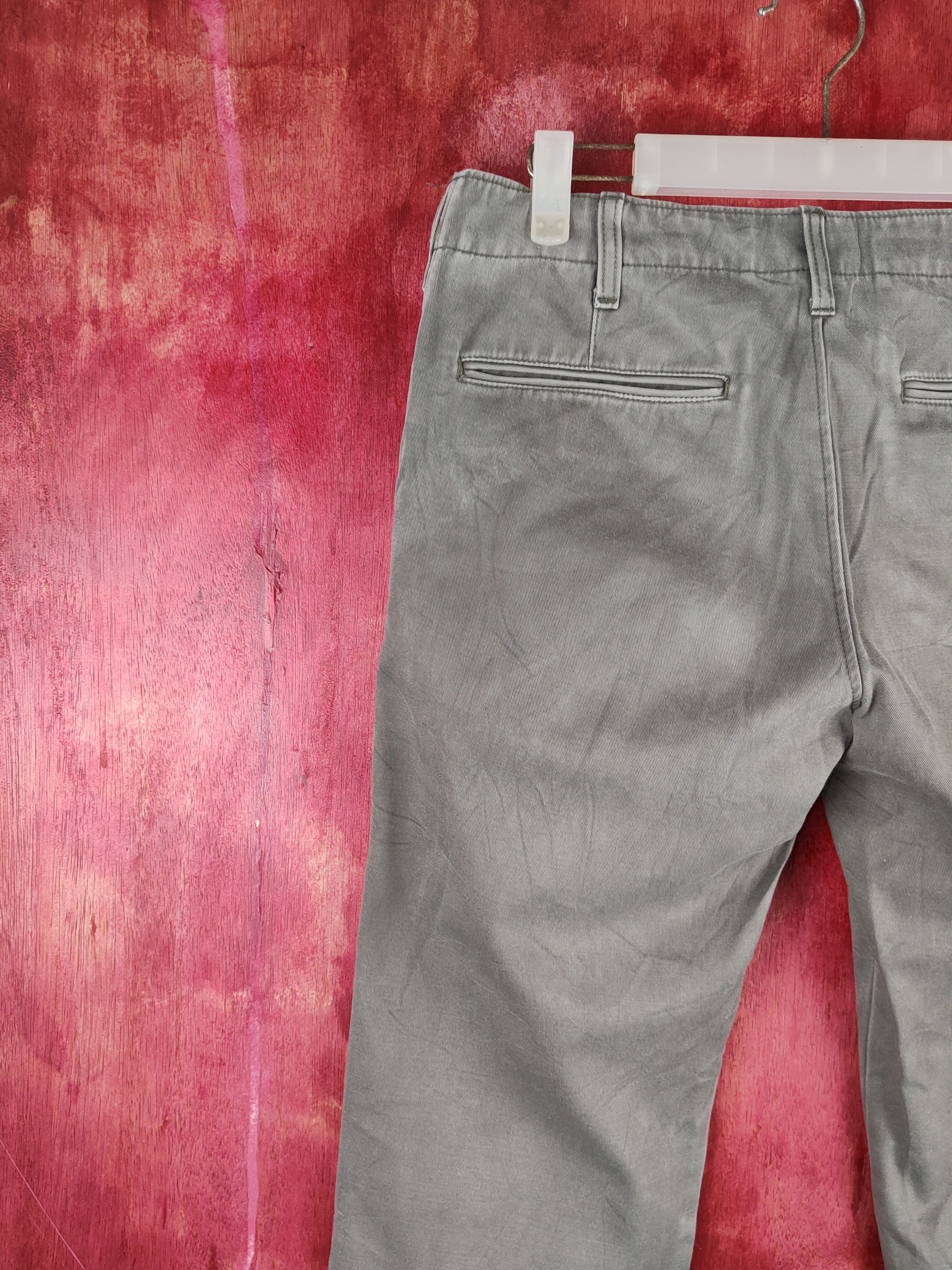 Japanese Brand × Uniqlo Uniqlo Gray faded vintage Casual Pants #S1543 Size US 28 / EU 44 - 8 Thumbnail