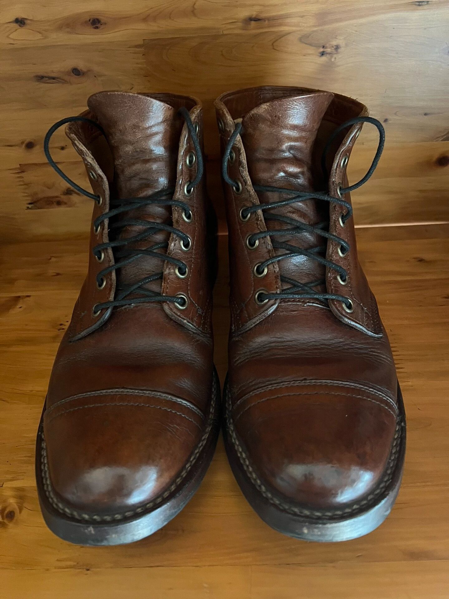 Viberg viberg 2030 caramel brown leather work boots Size US 8.5 / EU 41-42 - 1 Thumbnail