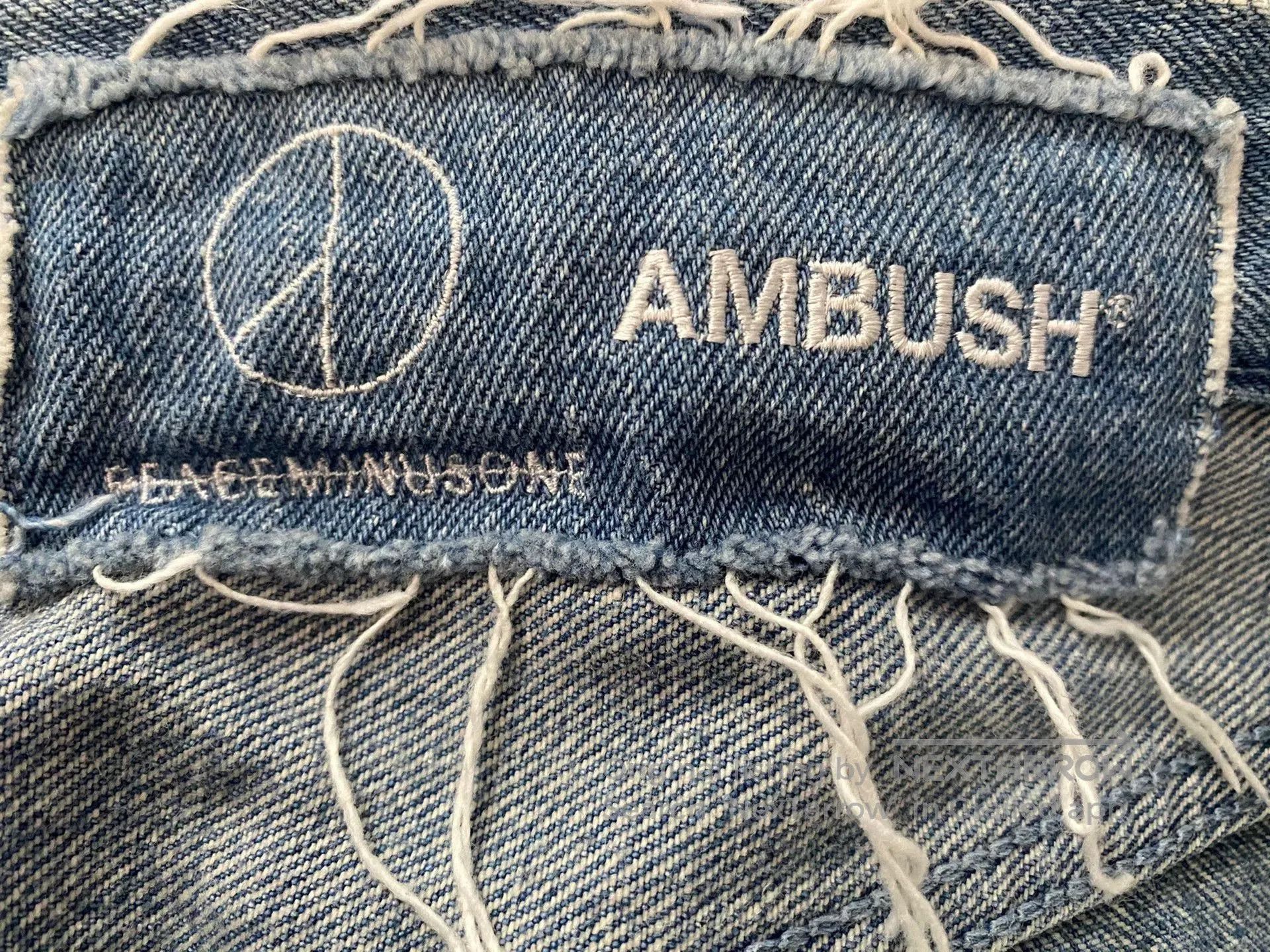 Ambush Design Ambush Washed Distressed Ripped Jeans. Size US 38 / EU 54 - 6 Thumbnail