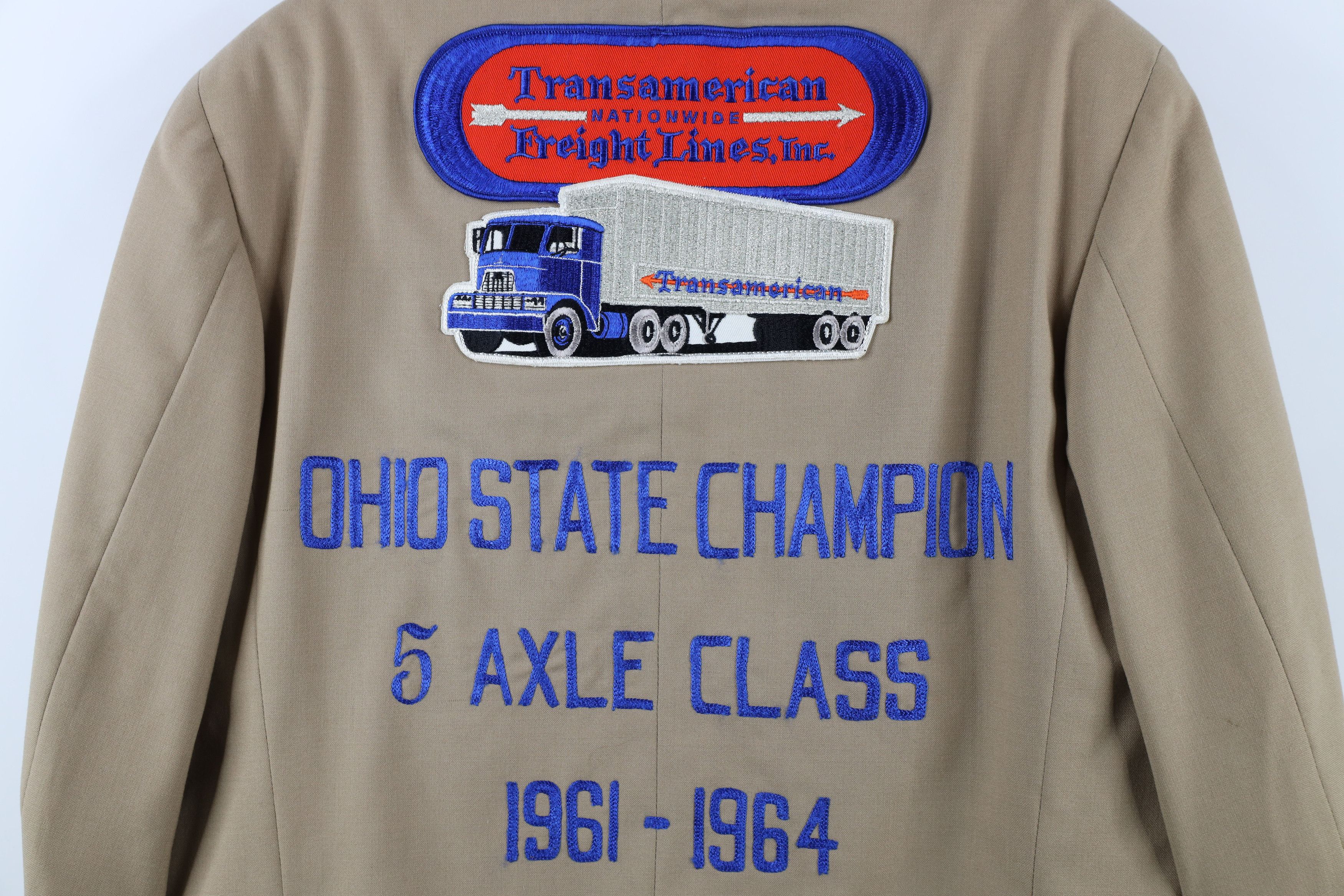 Vintage Vintage 60s 5 Axle Class Ohio State Champ Trucker Jacket Size US L / EU 52-54 / 3 - 13 Thumbnail