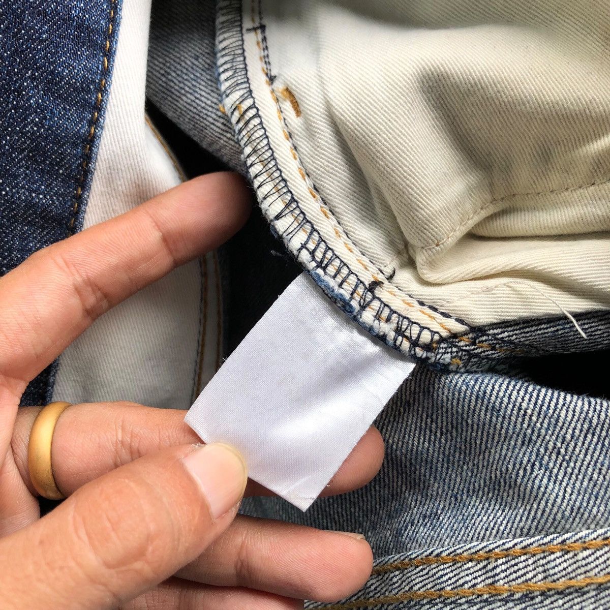 Japanese Brand Vintage NO ID skinny jeans Size US 32 / EU 48 - 9 Thumbnail