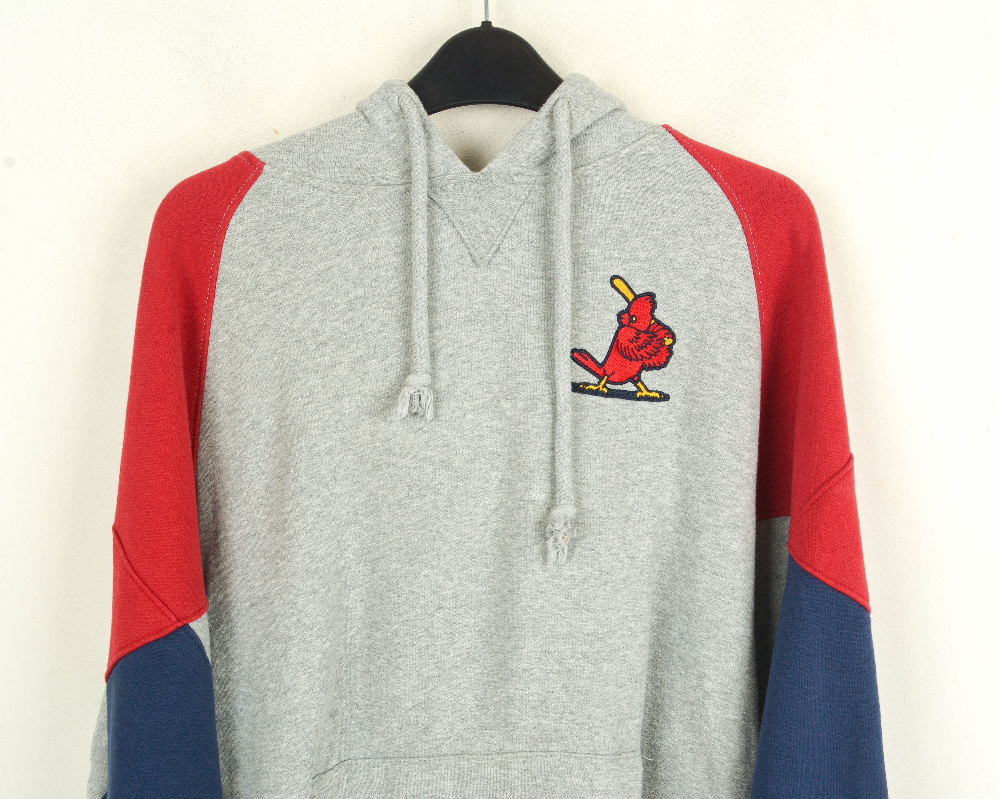 MLB St Louis Cardinals Mitchell&Ness Men M Hoodie Sweatshirt VTG Size US M / EU 48-50 / 2 - 3 Thumbnail