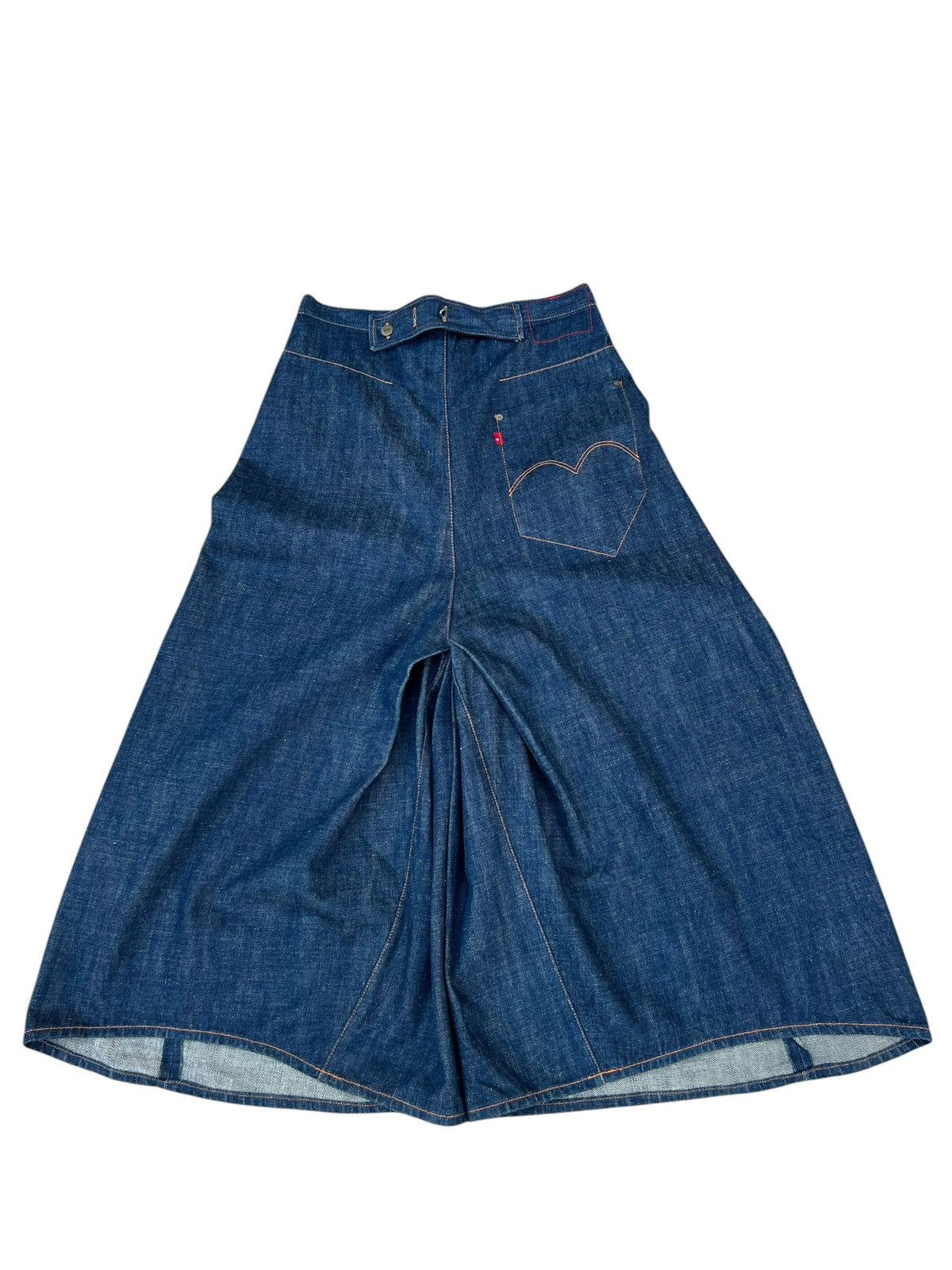 Levi's Vintage 2000 Levi’s Red Super Wide Hakama Denim Pant Size US 29 - 12 Thumbnail