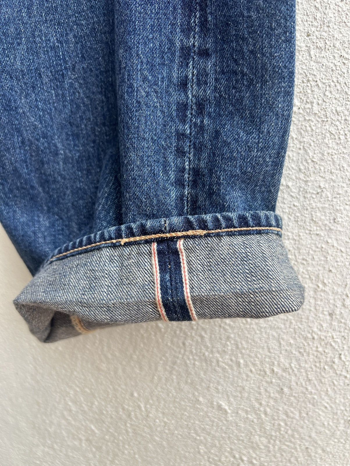 Heller's Cafe Dubbleworks X Warehouse Fade Denim Selvedge Jeans Size US 34 / EU 50 - 14 Thumbnail