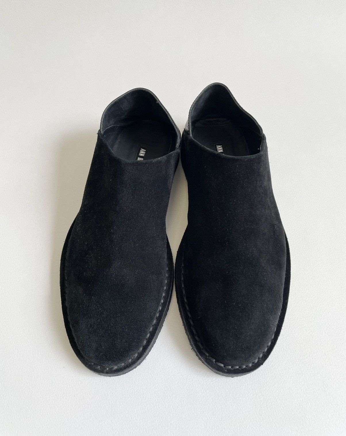 Ann Demeulemeester Black Suede Loafers / Mules Size US 8 / IT 38 - 1 Thumbnail