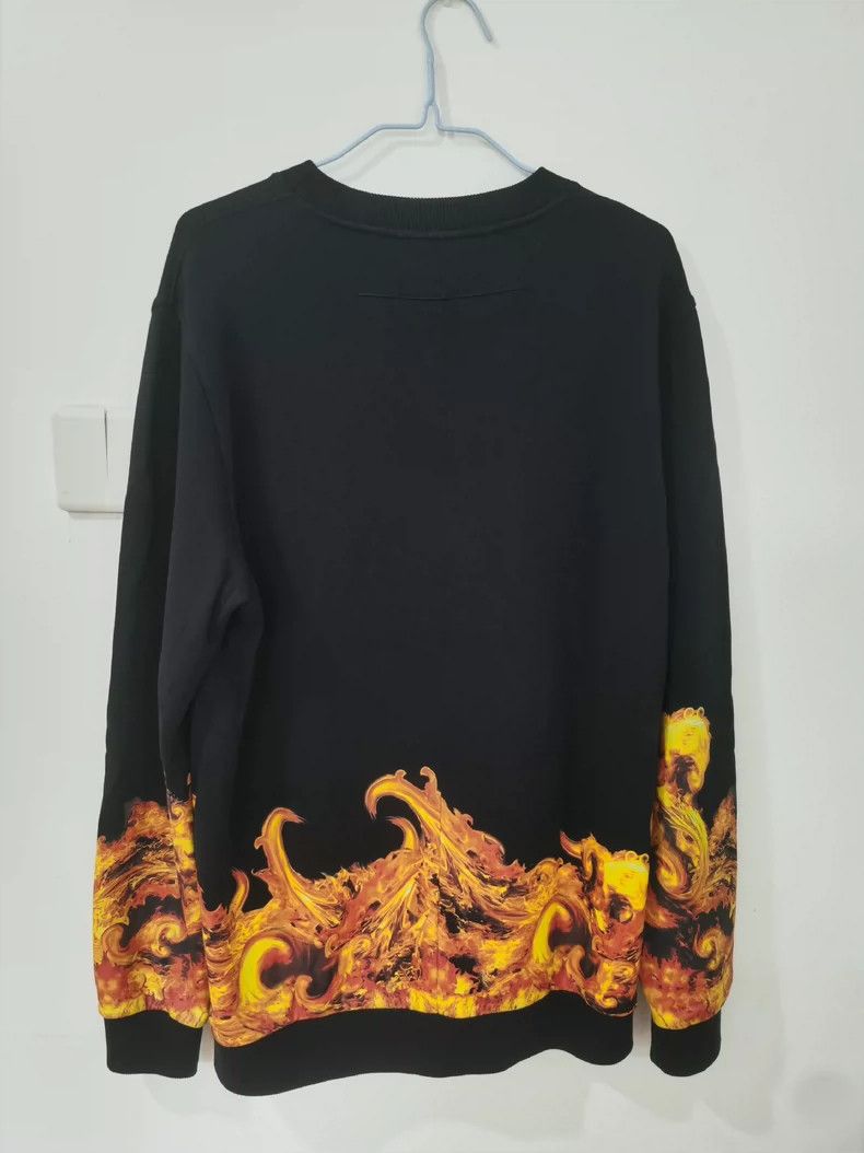 Givenchy Givenchy Flame Hooded Sweatshirt Size US S / EU 44-46 / 1 - 2 Thumbnail