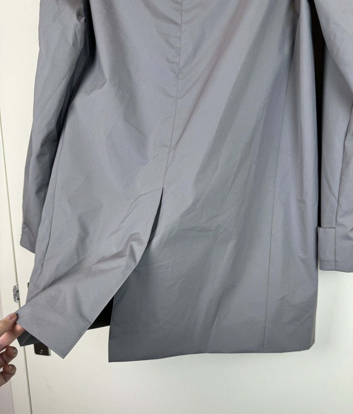 SHINE LUXURY ATELIER MUNRO Frost GGray Car Coat Loro Piana Storm System M Size US M / EU 48-50 / 2 - 11 Thumbnail