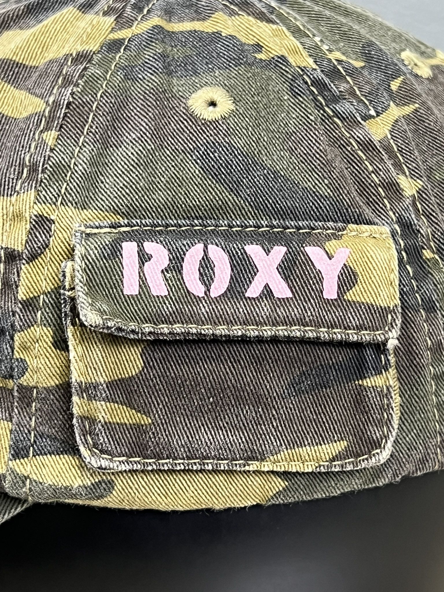 Quicksilver × Quiksilver Roxy Camo Ball Cap With Pockets #4 Size ONE SIZE - 6 Thumbnail