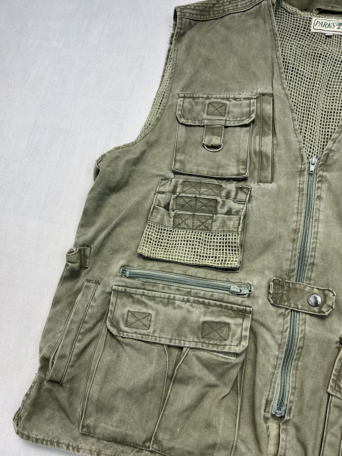 Vintage Tactical Vest Parks vintage multi pocket army Size US XL / EU 56 / 4 - 3 Thumbnail