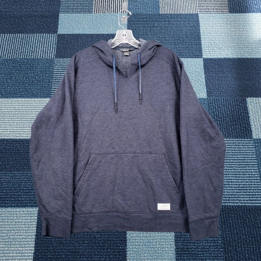 Eddie Bauer Eddie Bauer Hoodie Mens M Medium Gray Drawstring Pullover Fleece Sweatshirt Size US M / EU 48-50 / 2 - 1 Thumbnail