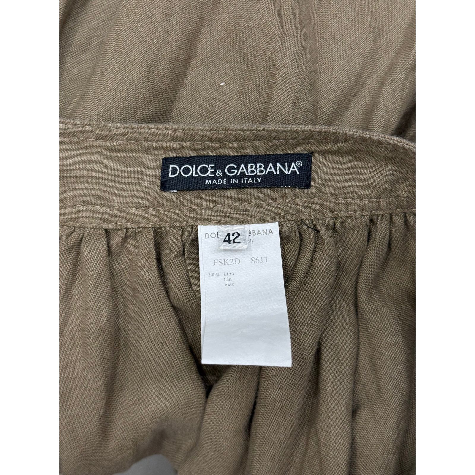 Dolce & Gabbana S/S2003 Dolce & Gabbana multi pocket cargo military skirt Size 28" / US 6 / IT 42 - 8 Thumbnail
