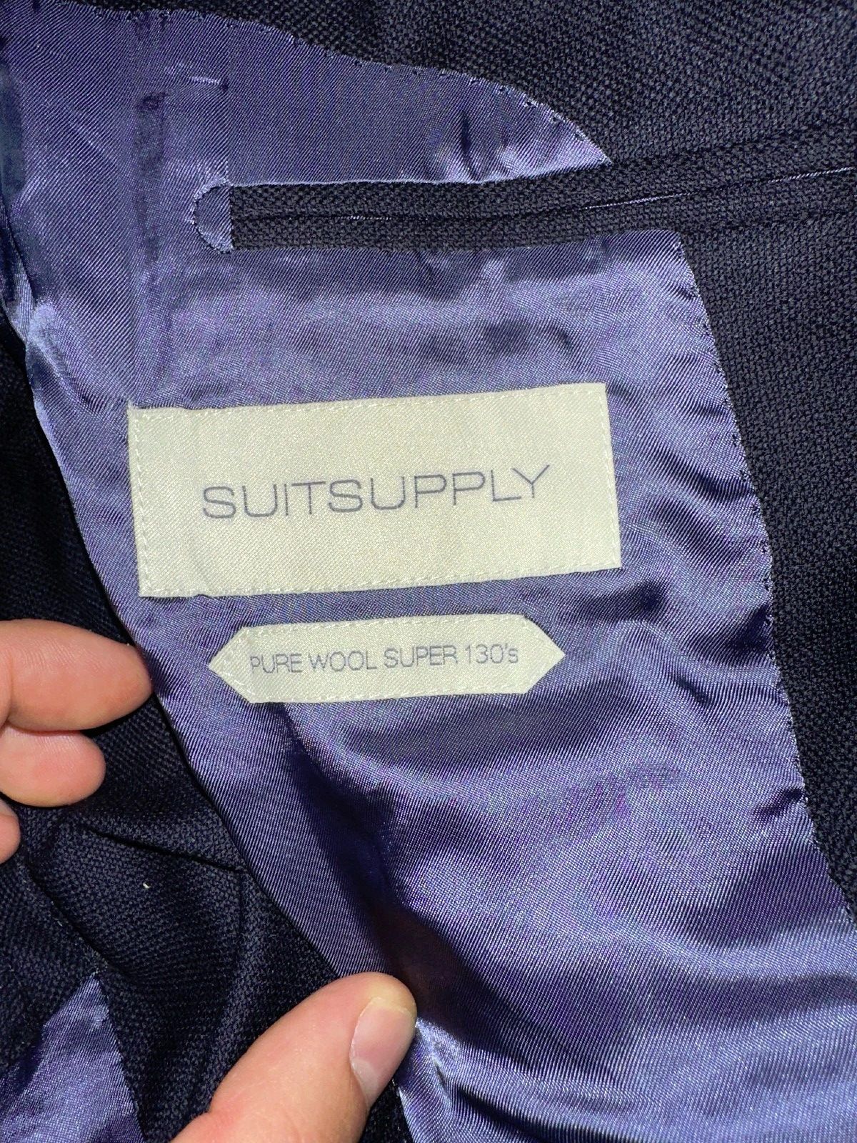 Suitsupply Suitsupply Havana Super 130s Wool Patch Blazer 46 Slim Size 46S - 3 Thumbnail