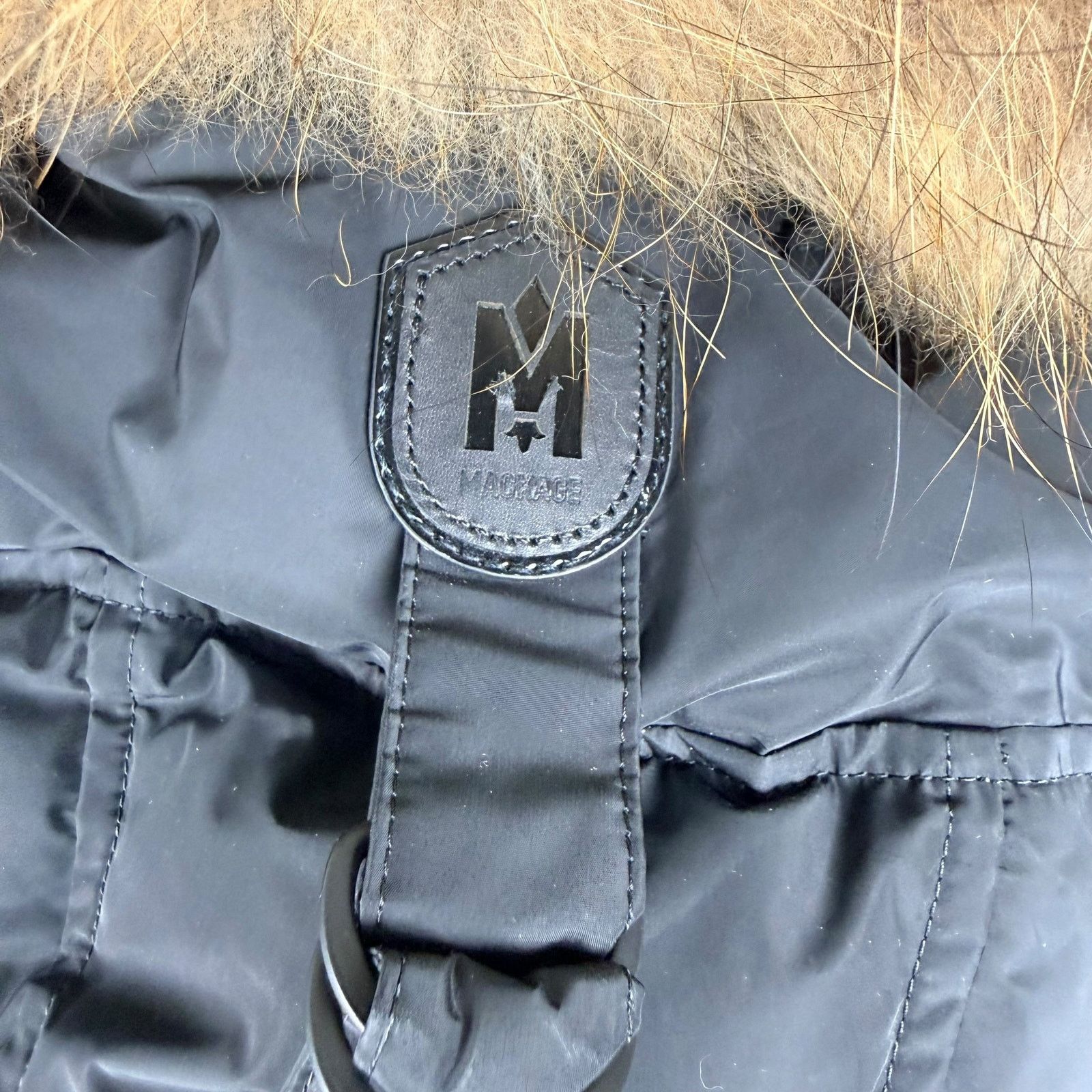 Mackage Mackage Jada Duck Down Fur Long Maxi Parka Coat Black Size L Size L / US 10 / IT 46 - 8 Thumbnail