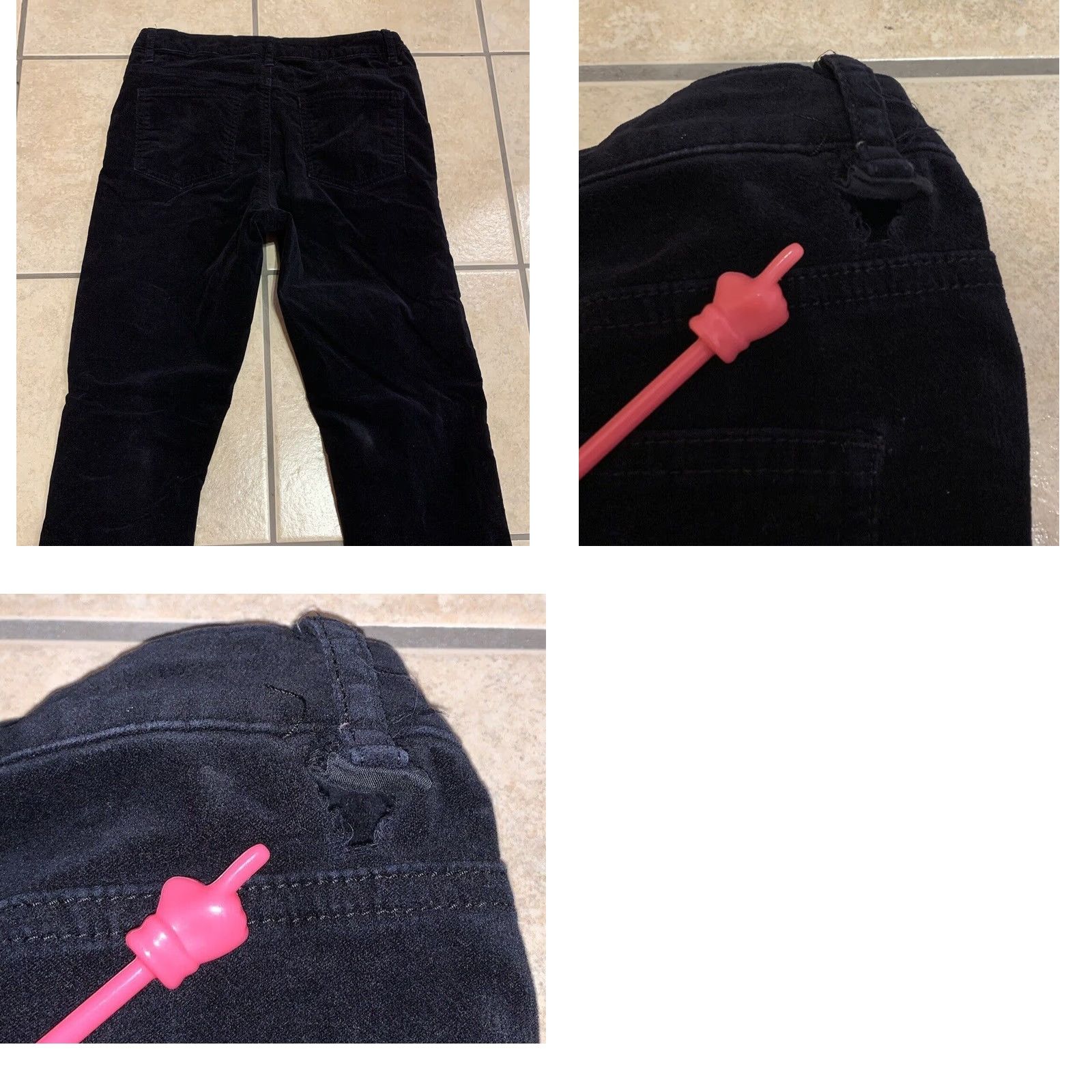 Velvet Buffalo Buffalo Jeans Womens 4/27 Black Mid Rise Velvet Skinny Pants 27x29 XS? Size 27" / US 4 / IT 40 - 8 Thumbnail