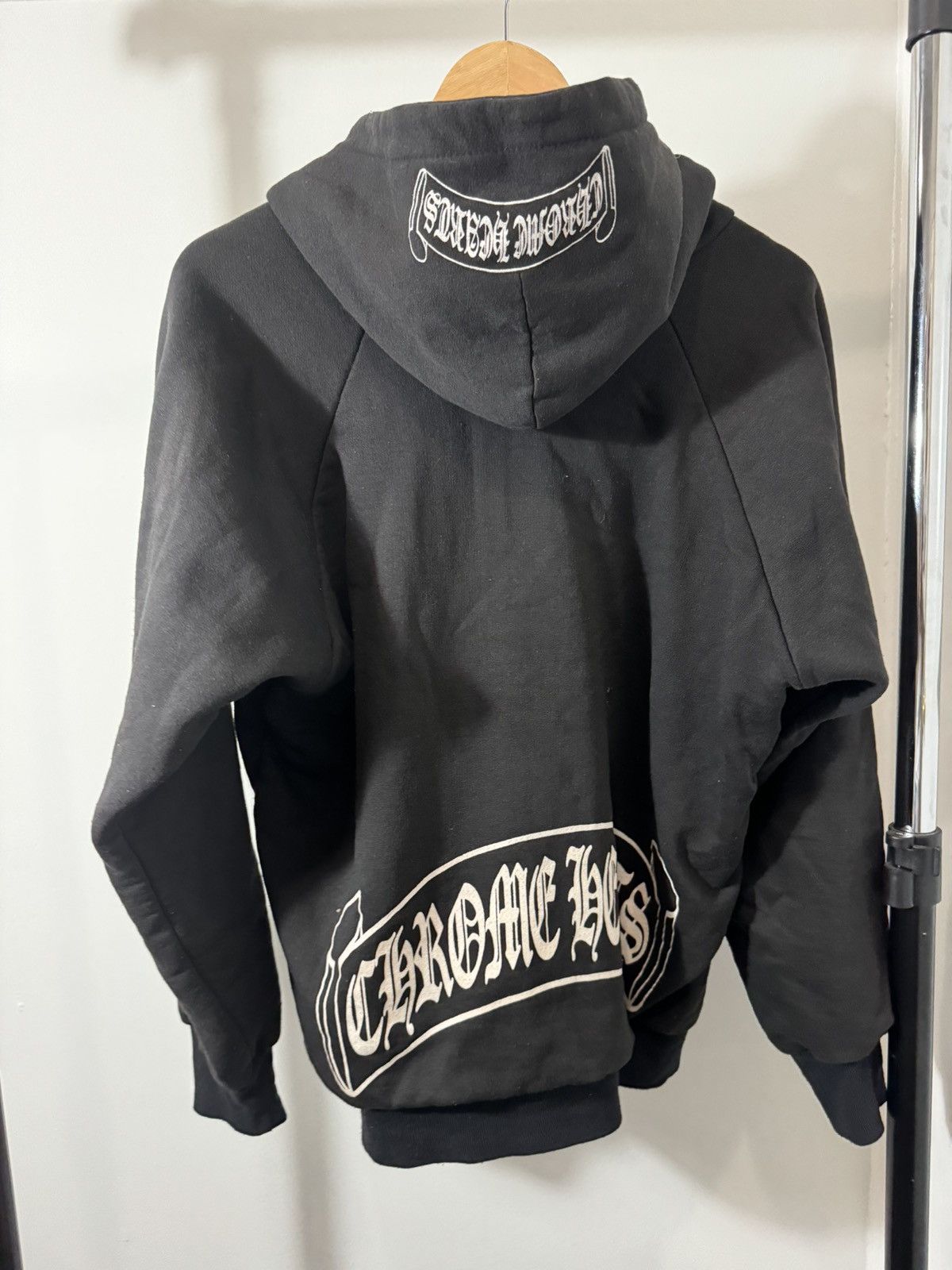 Chrome Hearts × Vintage 90s Chrome Hearts Zip Hoodie | Grailed