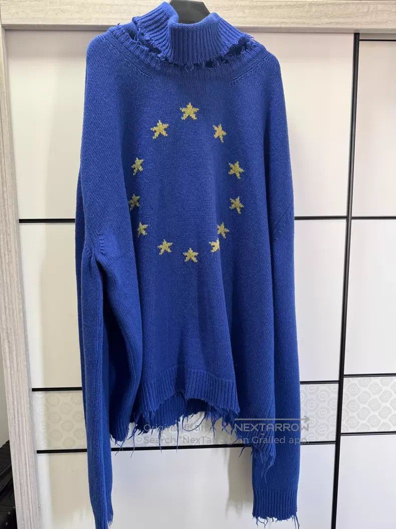 Vetements VETEMENTS European Union Star Knitwear Size US L / EU 52-54 / 3 - 1 Thumbnail