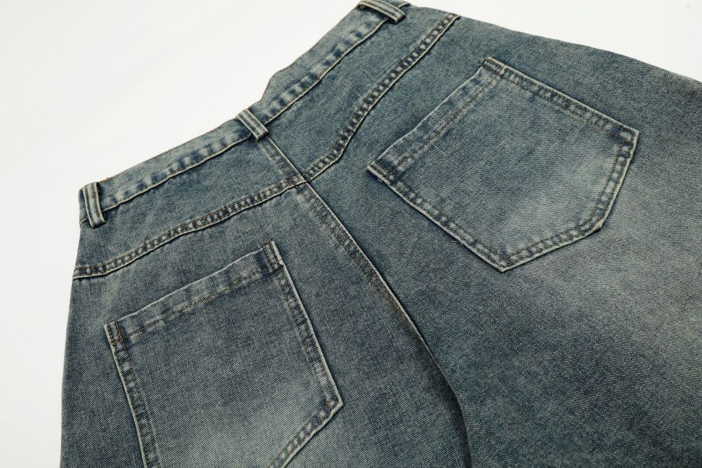 Vintage Men's vintage washed distressed punk leopard scimitar jeans Size US 32 / EU 48 - 5 Thumbnail