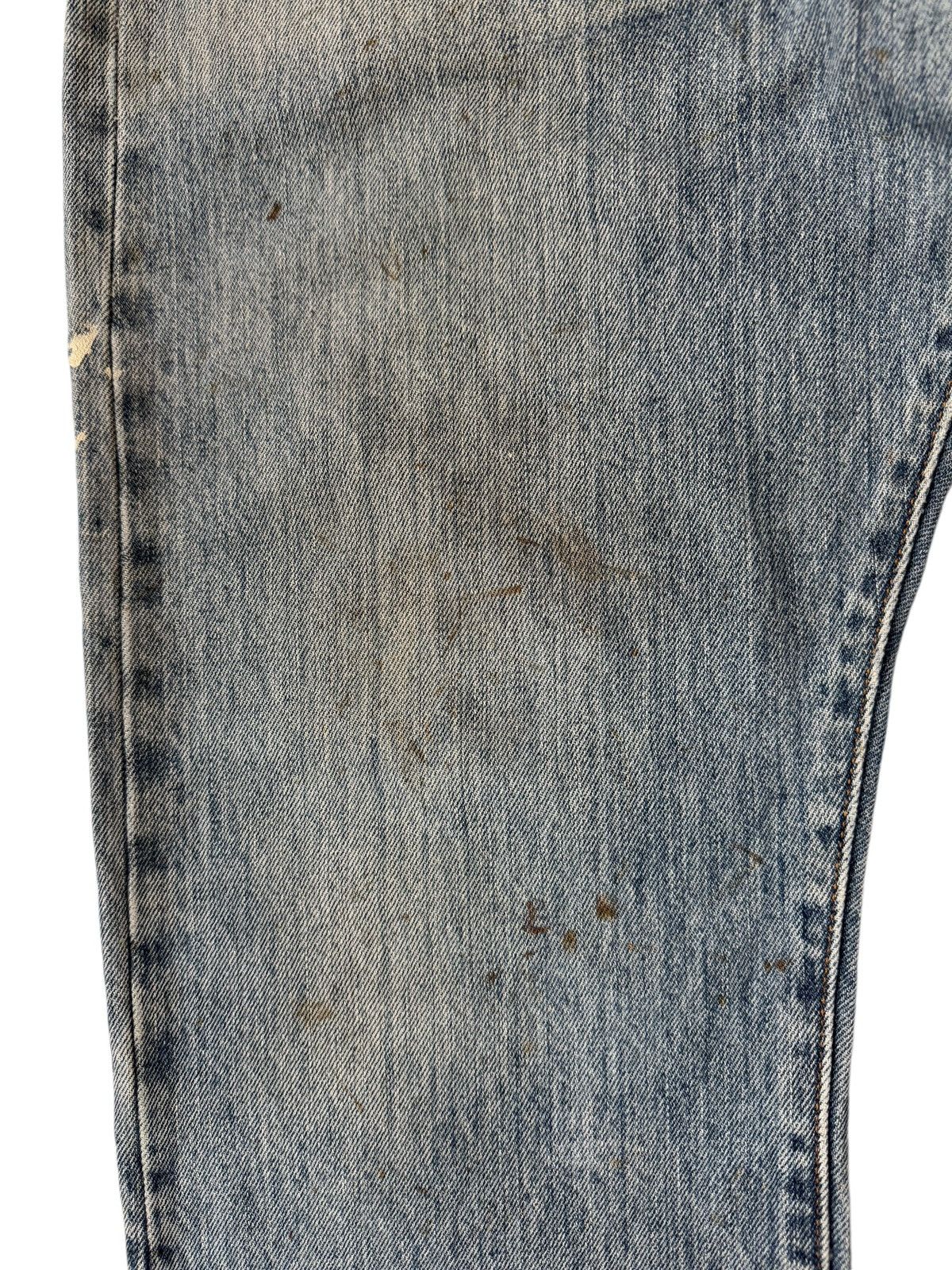 Levi's Vintage Paint Dirty Light Wash Levis 501 Jeans Size US 35 - 5 Thumbnail