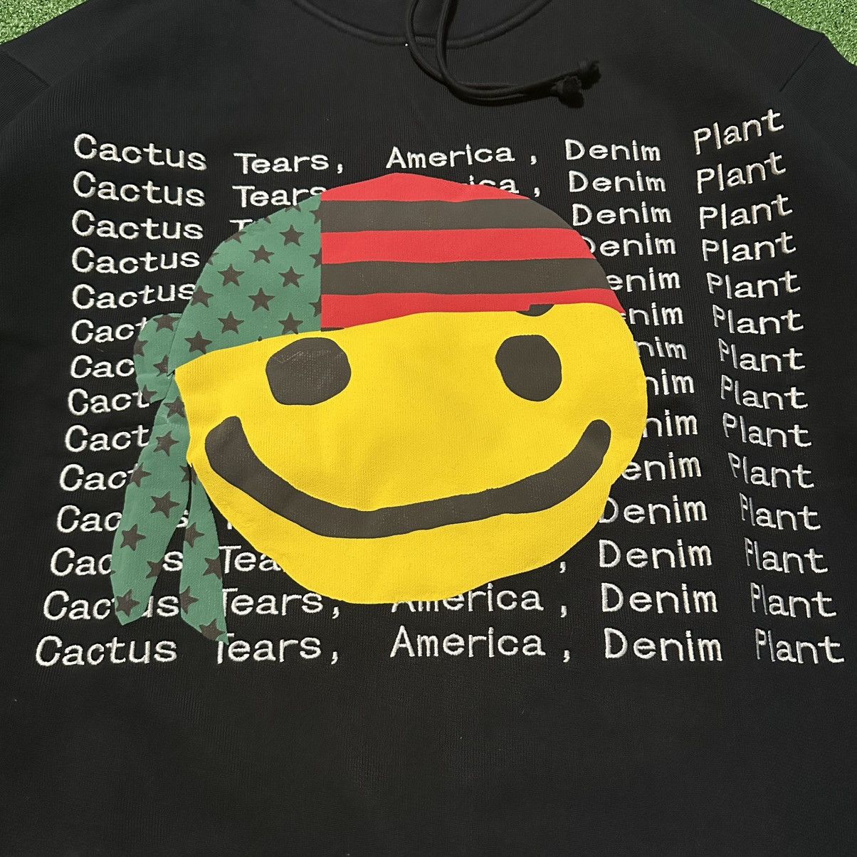 Cactus Plant Flea Market × DENIM TEARS Denim Tears Cactus Tears Hoodie Black Size US XL / EU 56 / 4 - 2 Thumbnail
