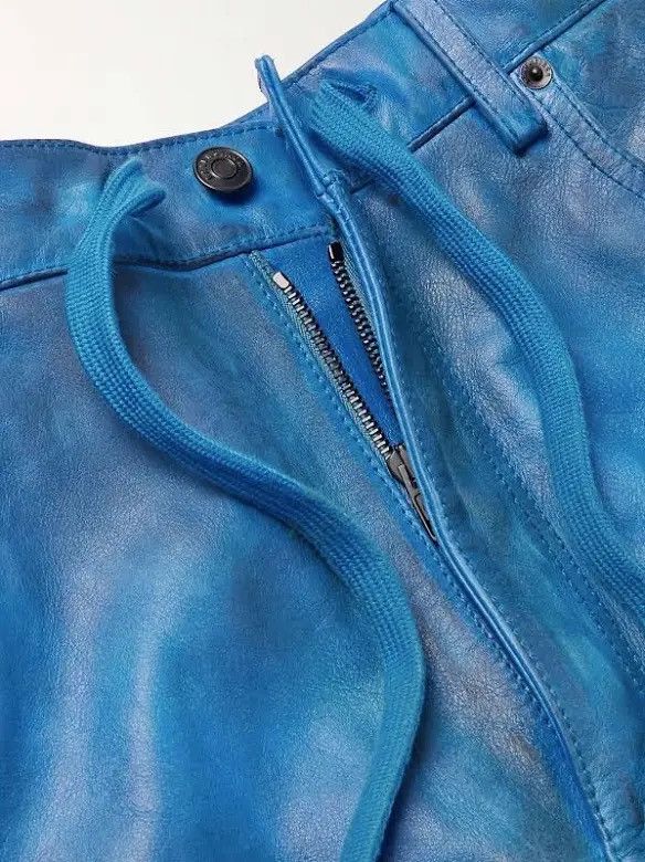 Balenciaga 🔥$11K VALUE🔥Biker Leather Pants with drawstring Size US 34 / EU 50 - 5 Thumbnail