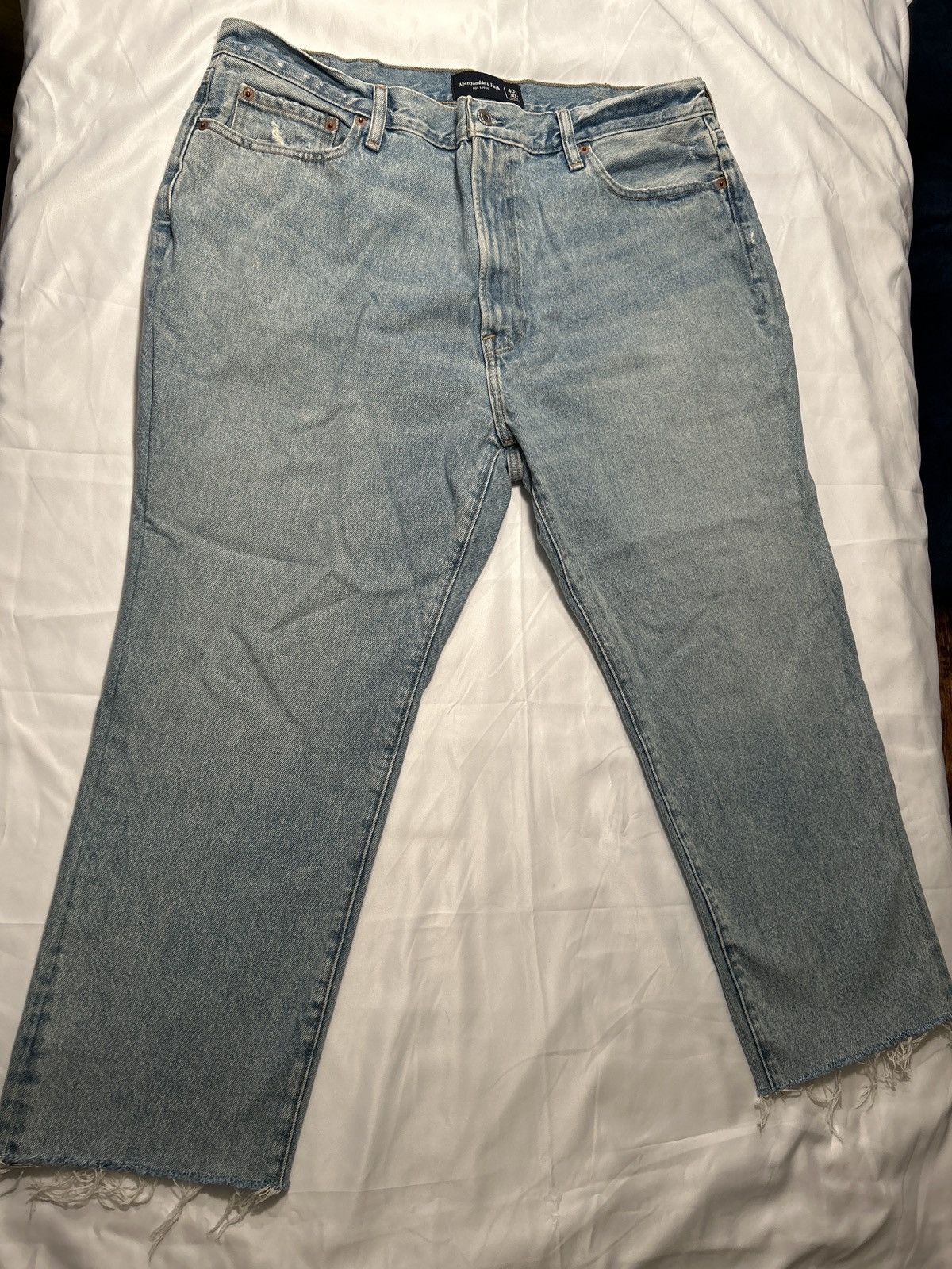 Abercrombie & Fitch Vintage Washed Blue Jeans Size US 40 / EU 56 - 5 Thumbnail