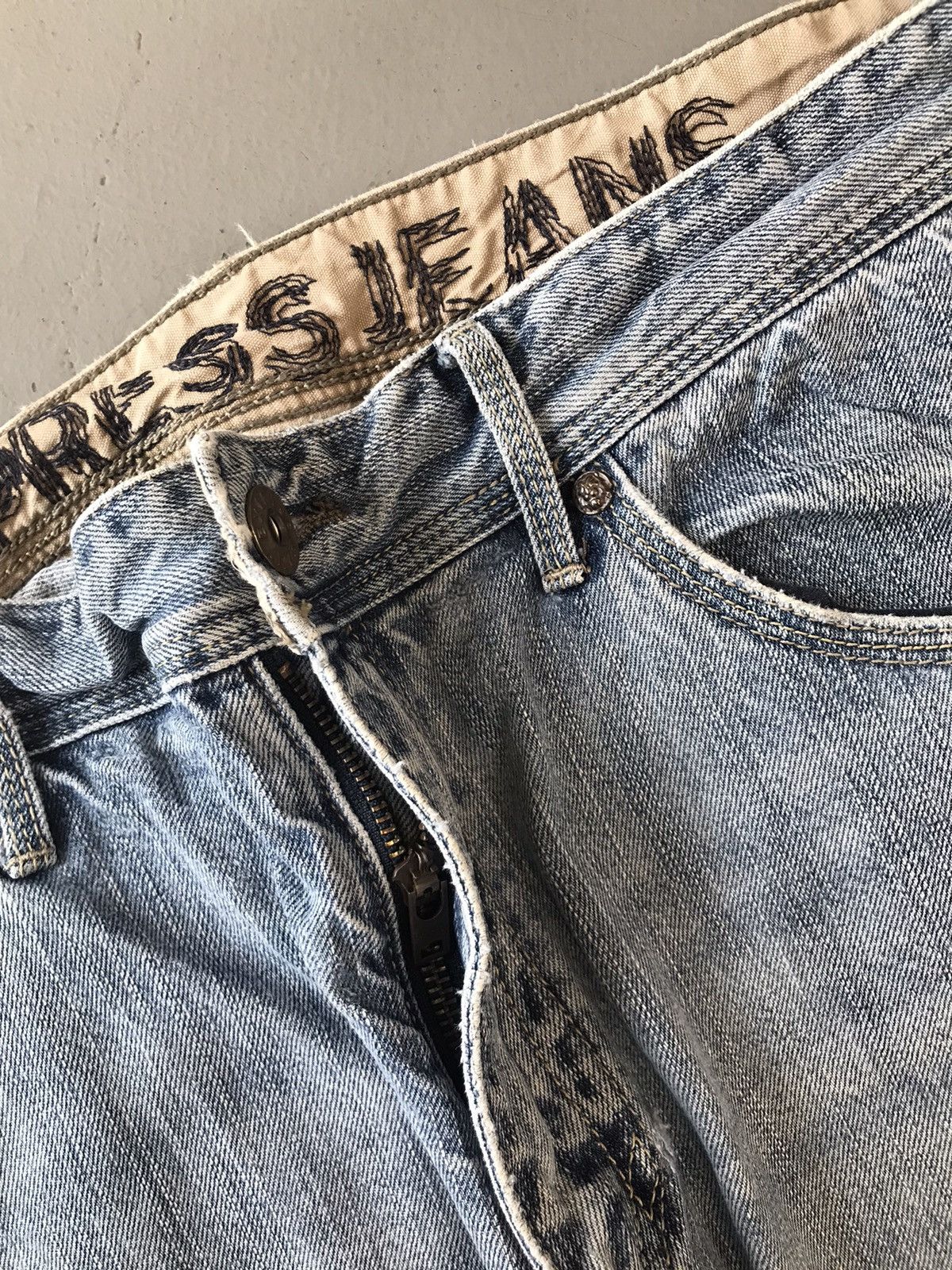 Express × Vintage Vintage express jeans distressed stitched denim Size US 38 / EU 54 - 6 Thumbnail