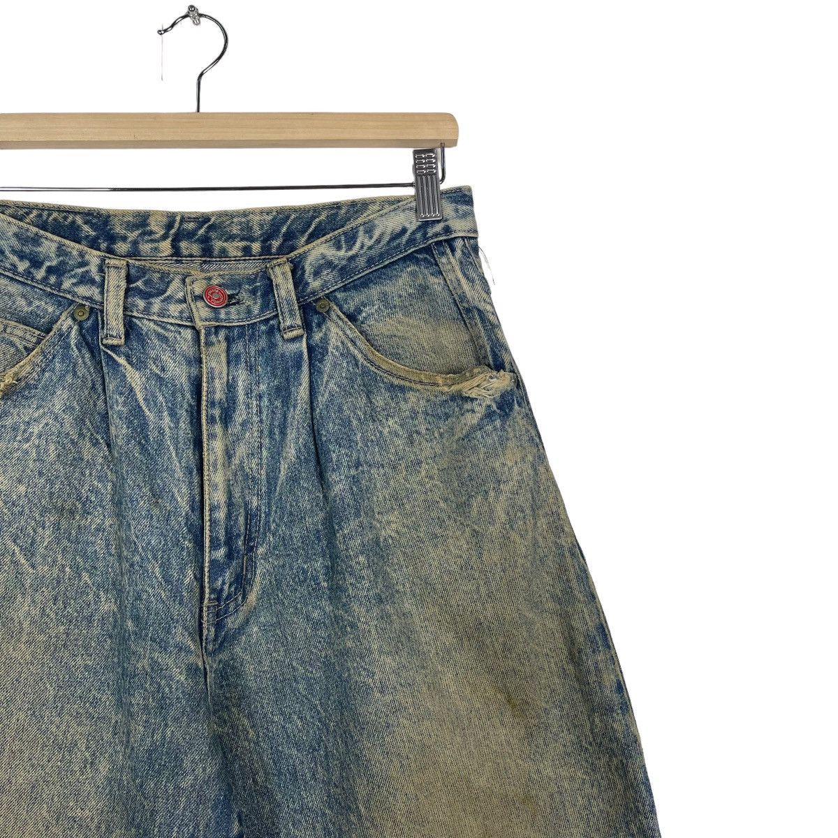 If Six Was Nine 21 City Boys Collection Flare Acid Wash Rusty Jeans Size US 30 / EU 46 - 5 Thumbnail