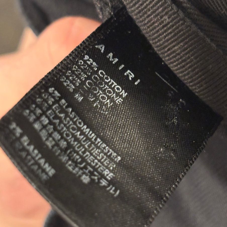 Amiri Amiri Bandana Thrasher Jeans faded black | Size 31 Size US 31 - 5 Thumbnail