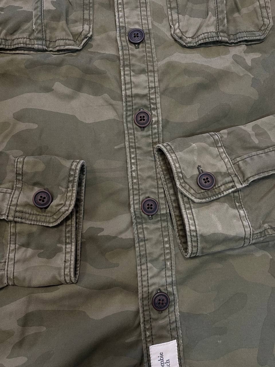 Abercrombie & Fitch Vintage Y2K ABERCROMBIE M-65 Camouflage Shirt, Army Size US M / EU 48-50 / 2 - 8 Thumbnail