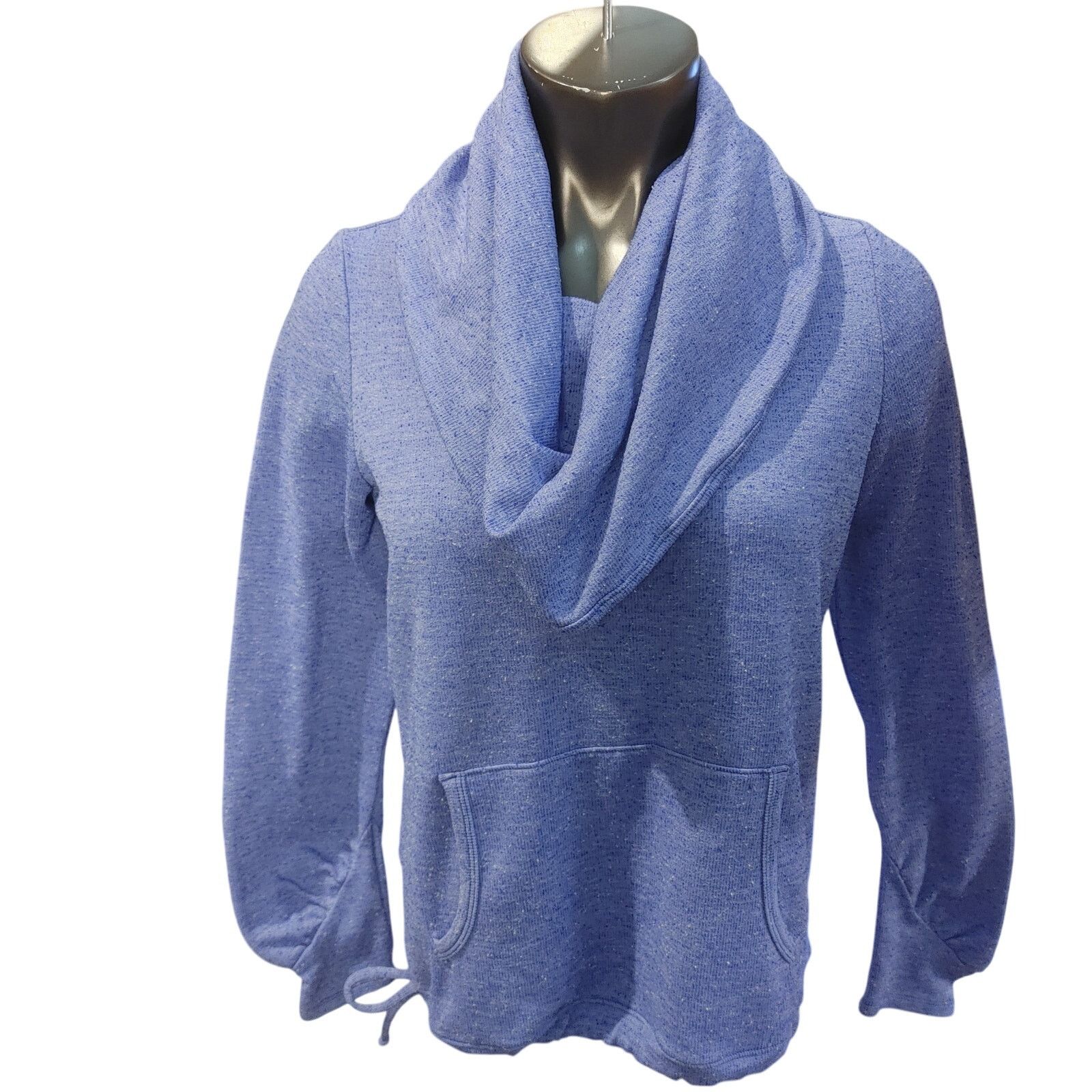 Rei Rei Women M Light Blue Loose Cowl Neck long Sleeve Pull-Over Size M / US 6-8 / IT 42-44 - 1 Thumbnail