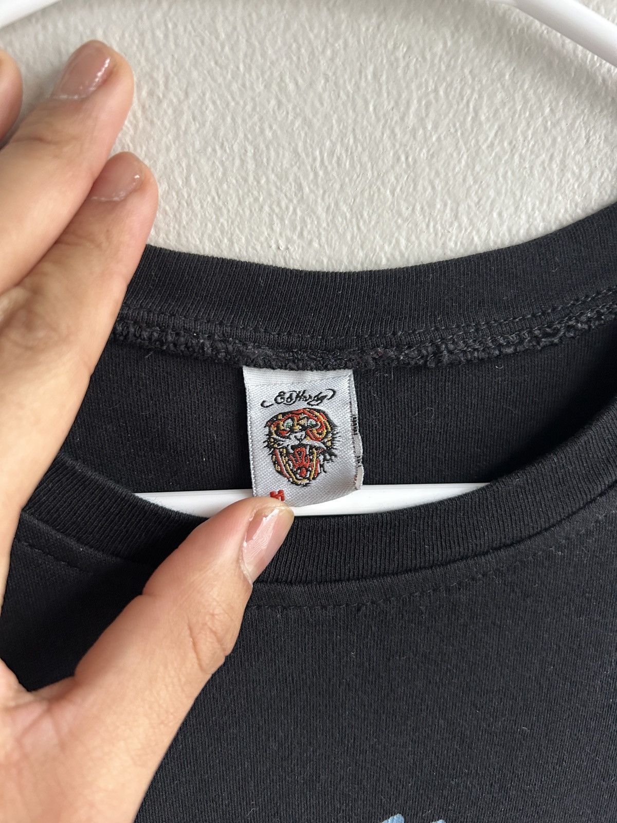 Christian Audigier × Ed Hardy × Vintage Ed Hardy Christian Audigier Vintage CrystalsTee Y2K Size US S / EU 44-46 / 1 - 2 Thumbnail