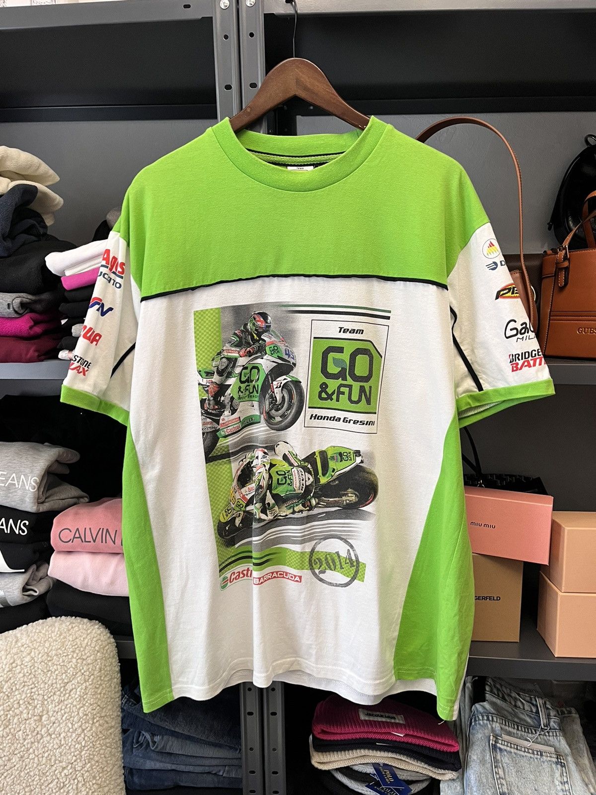 Vintage Honda Racing Tee Size US XL / EU 56 / 4 - 1 Thumbnail