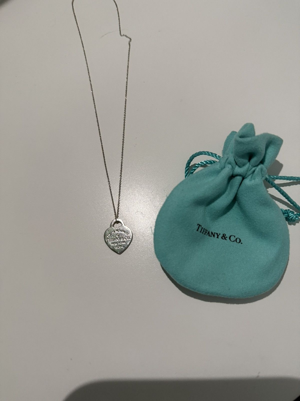 Tiffany & Co. Tiffany & Co. Silver Heart Pendant Necklace Size ONE SIZE - 2 Thumbnail