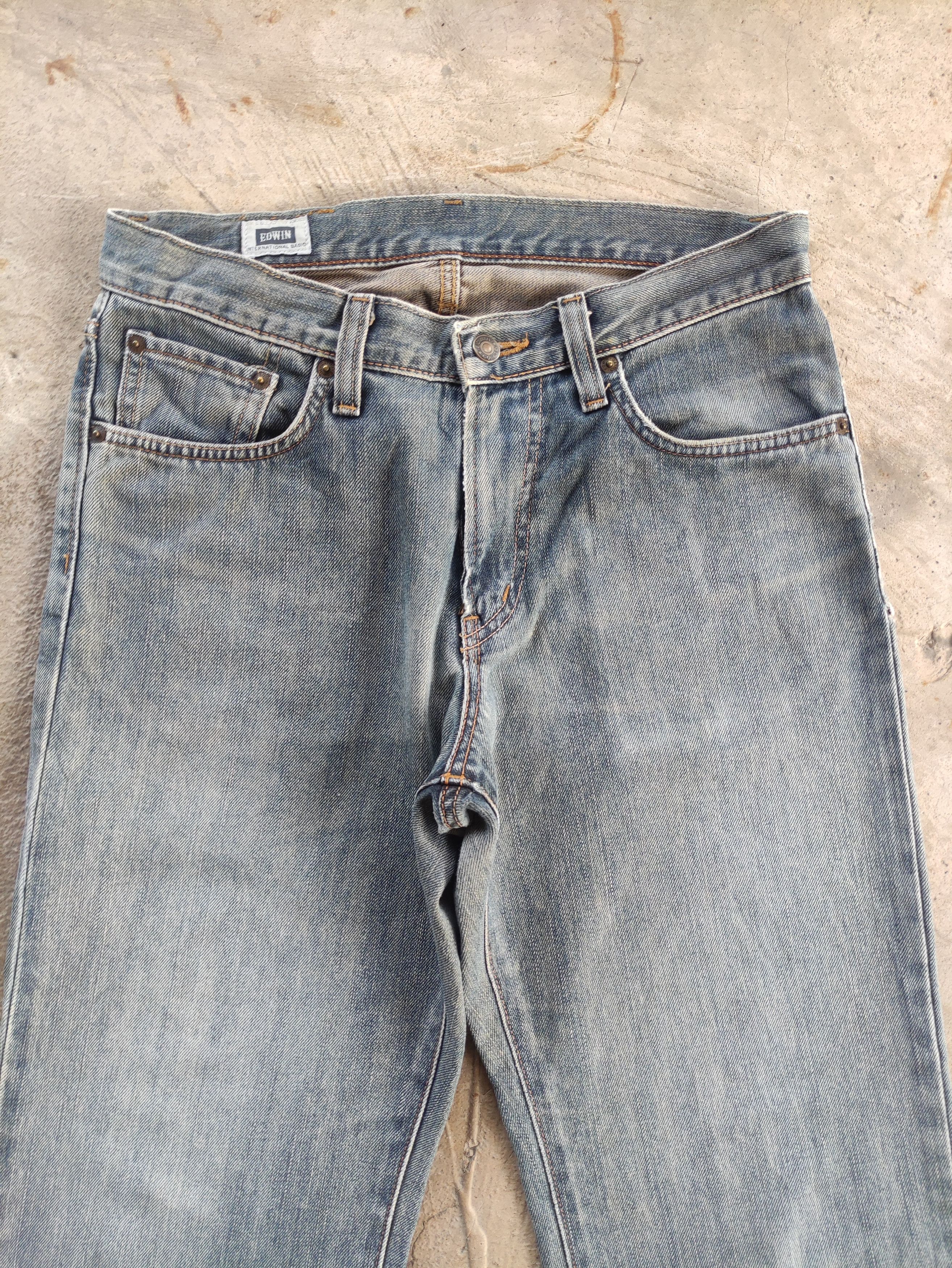 Edwin Vintage Edwin 404 Japan Jean Distressed Faded Denim Size US 32 / EU 48 - 3 Thumbnail