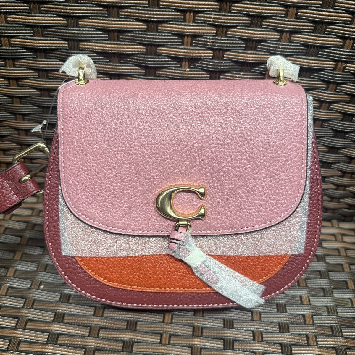 coach REMI SADDLE BAG IN COLORBLOCK (COACH 1330)