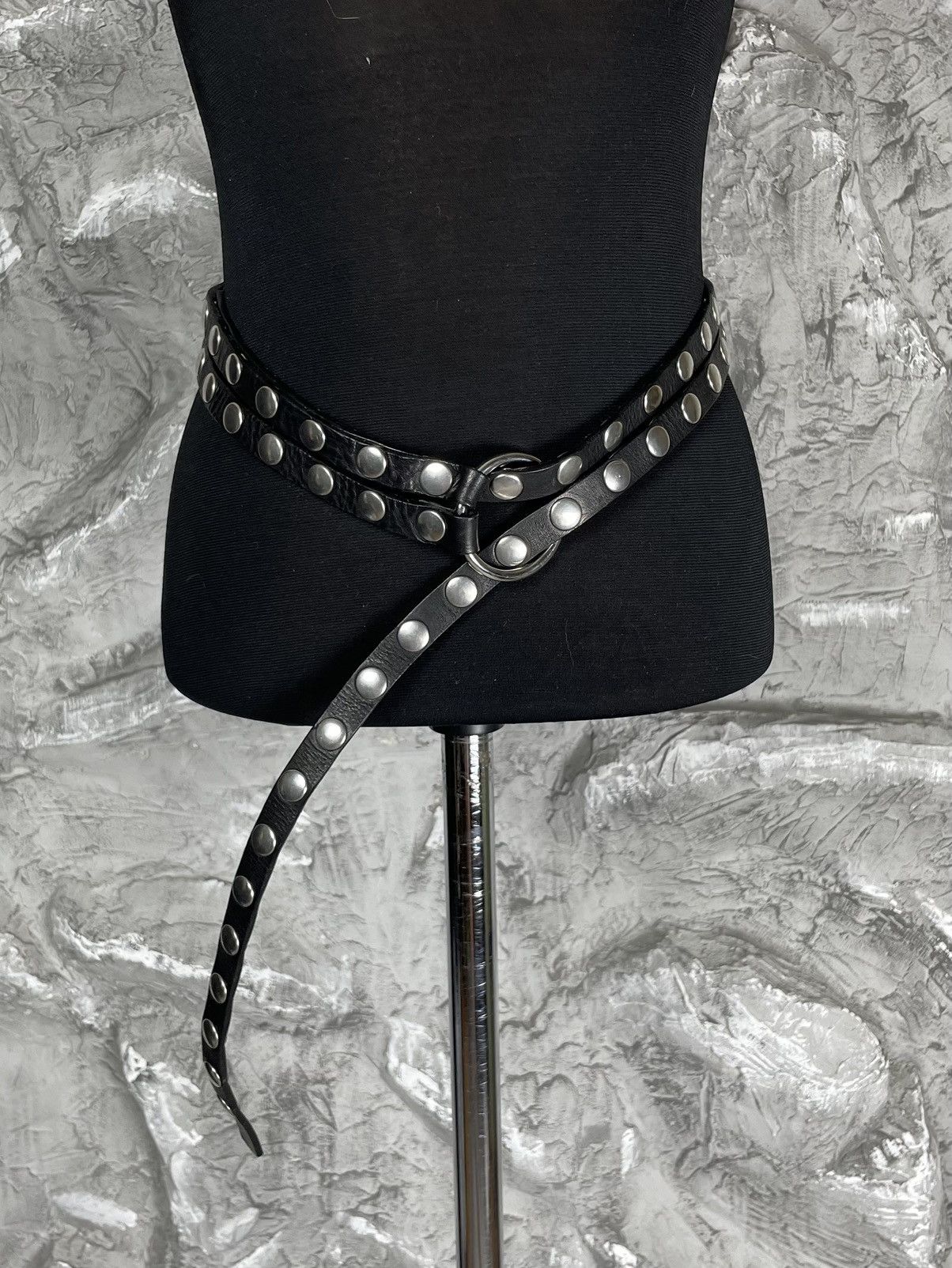 Alexander McQueen McQ Alexander McQueen Rare Rivets Archive Double Belt Size ONE SIZE - 9 Thumbnail