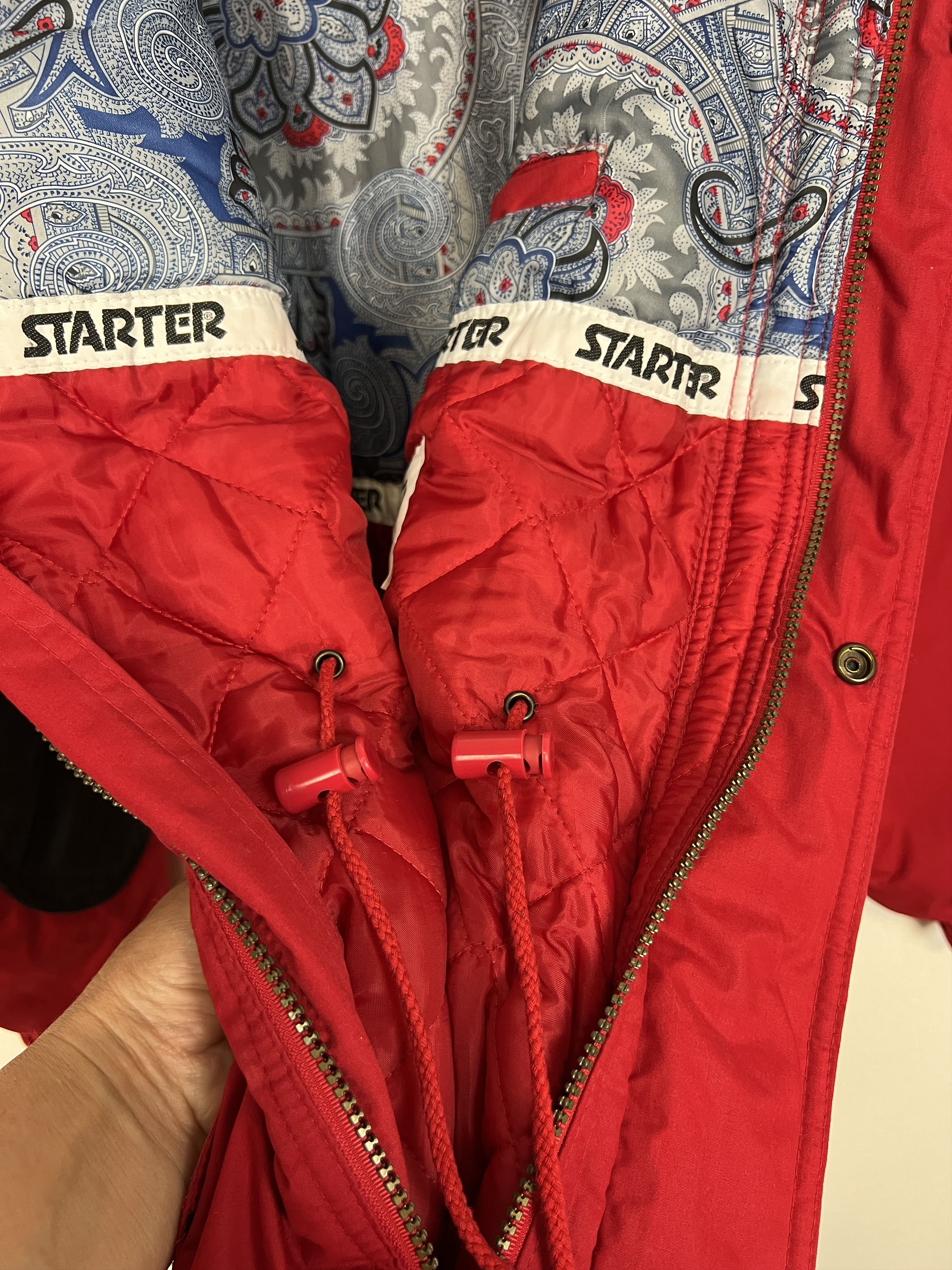 Starter Vintage Starter UNLV Running Rebels Long Bomber Jacket Size US XL / EU 56 / 4 - 15 Thumbnail