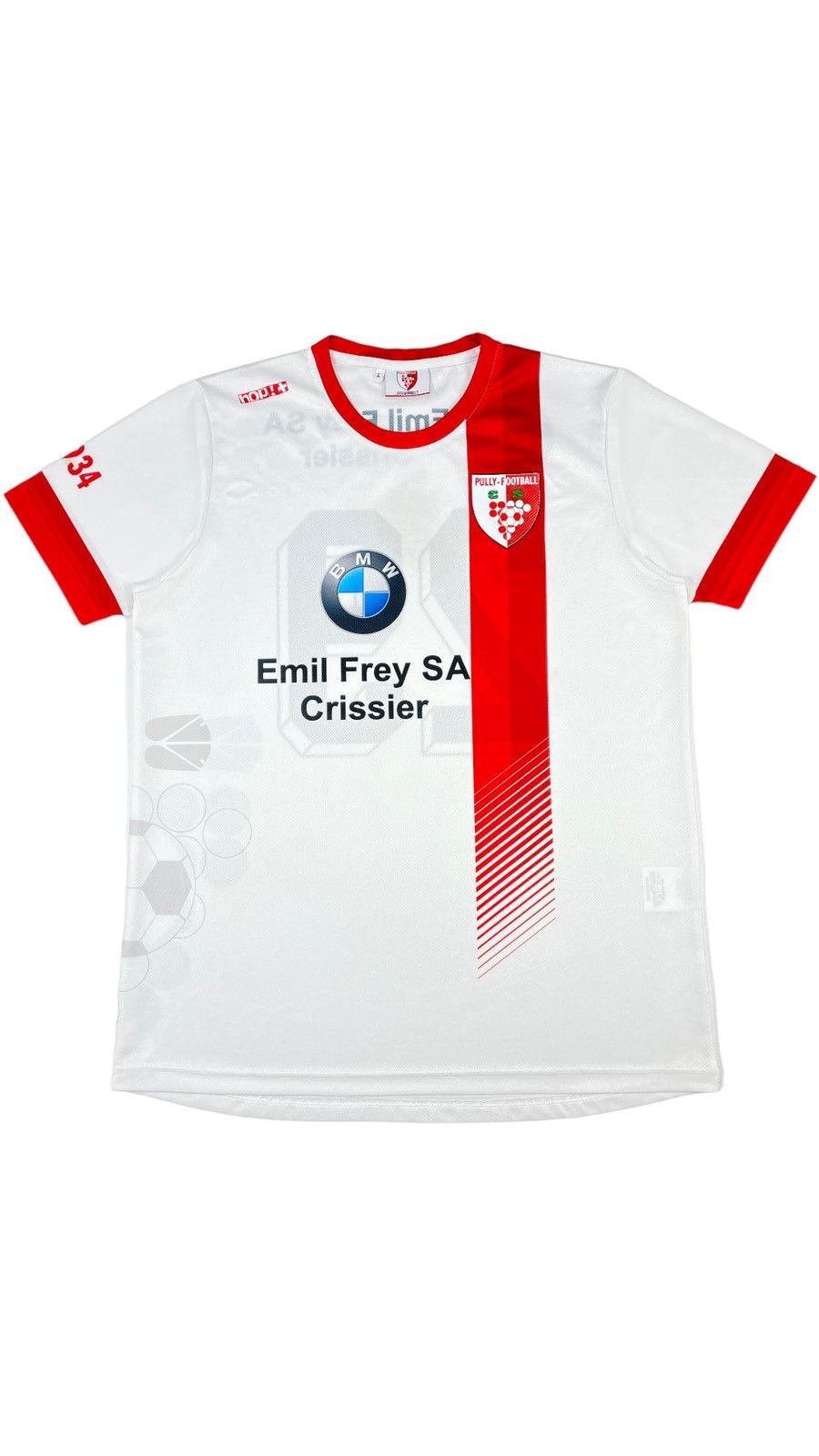 BMW 2022 David Marazzi 29 FC Pully Football Matchworn T-shirt Size US L / EU 52-54 / 3 - 1 Thumbnail