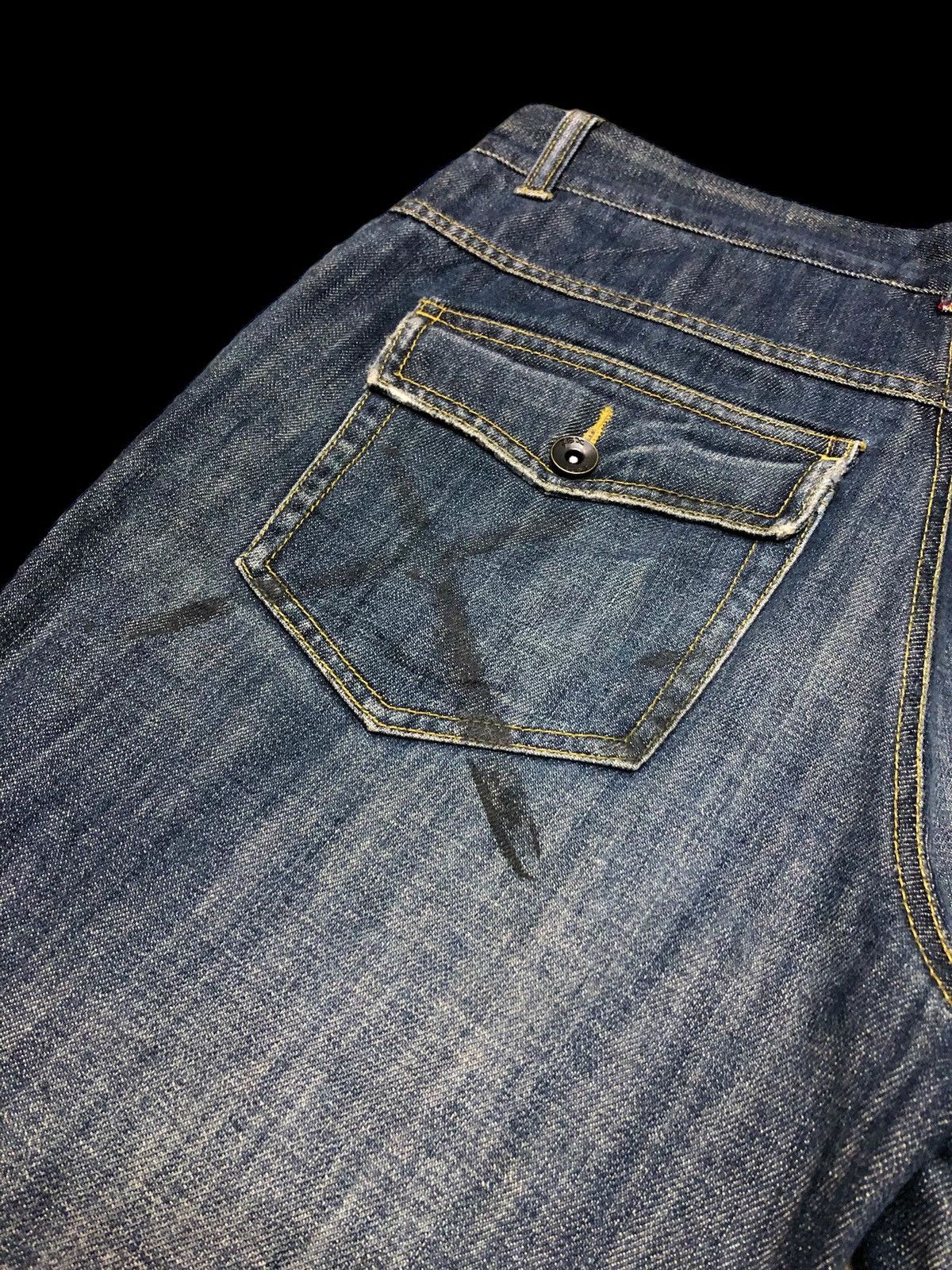 Japanese Brand FLARED‼️‼️JAPAN BATSU STUDIO XST DENIM Size US 31 - 3 Thumbnail