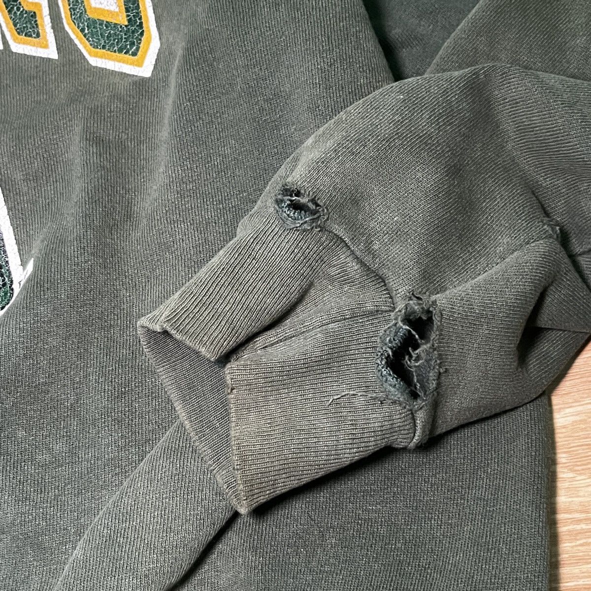 Champion × NHL × Vintage *Distressed* Green Bay Packers Champion 80’s Made in USA Size US XL / EU 56 / 4 - 8 Thumbnail