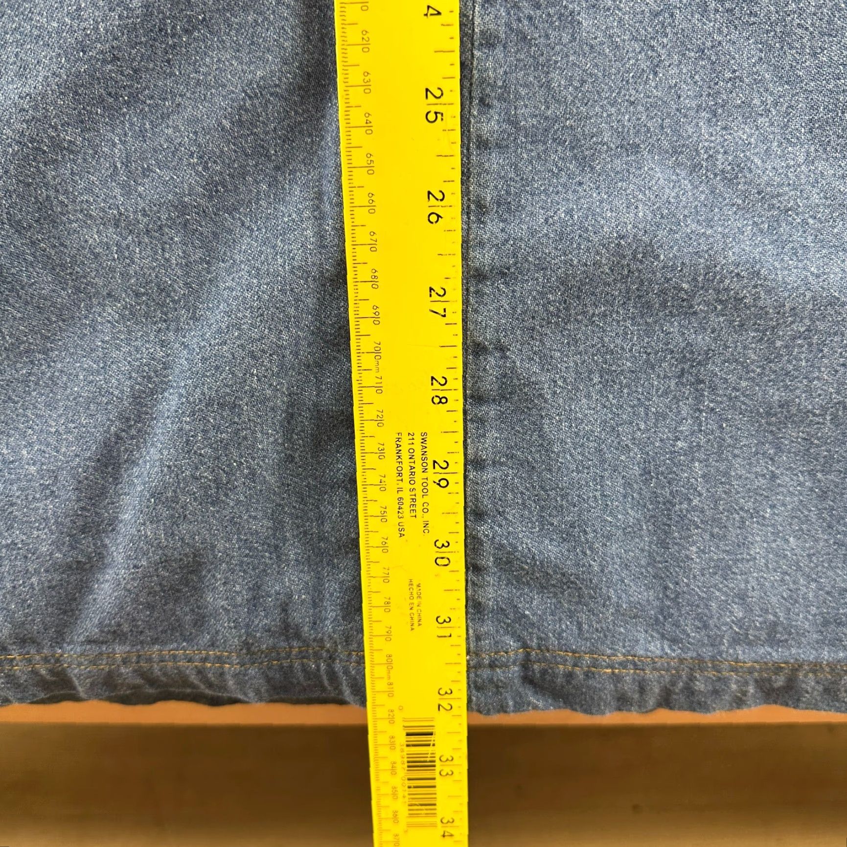 Denime VINTAGE Tower Hill Overall Dress Womens 8 Blue Denim Midi Cottagecore 90s Denim Size 30" / US 8 / IT 44 - 6 Thumbnail