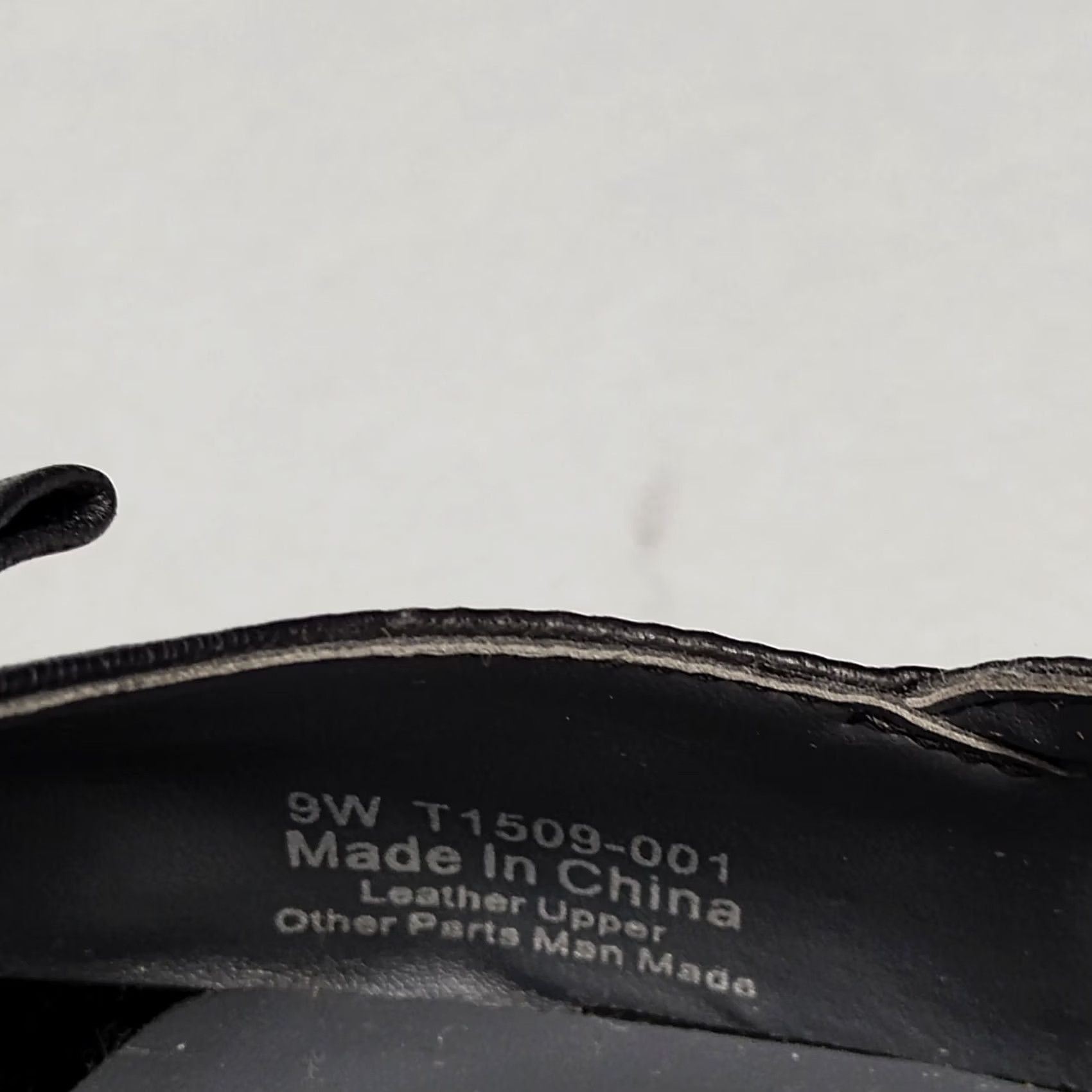 Vintage Trotters Slingback Sandals Womens US 9W Black Gray Leather Peep Toe Bow Detail - Comfortable Size US 9 / IT 39 - 4 Thumbnail