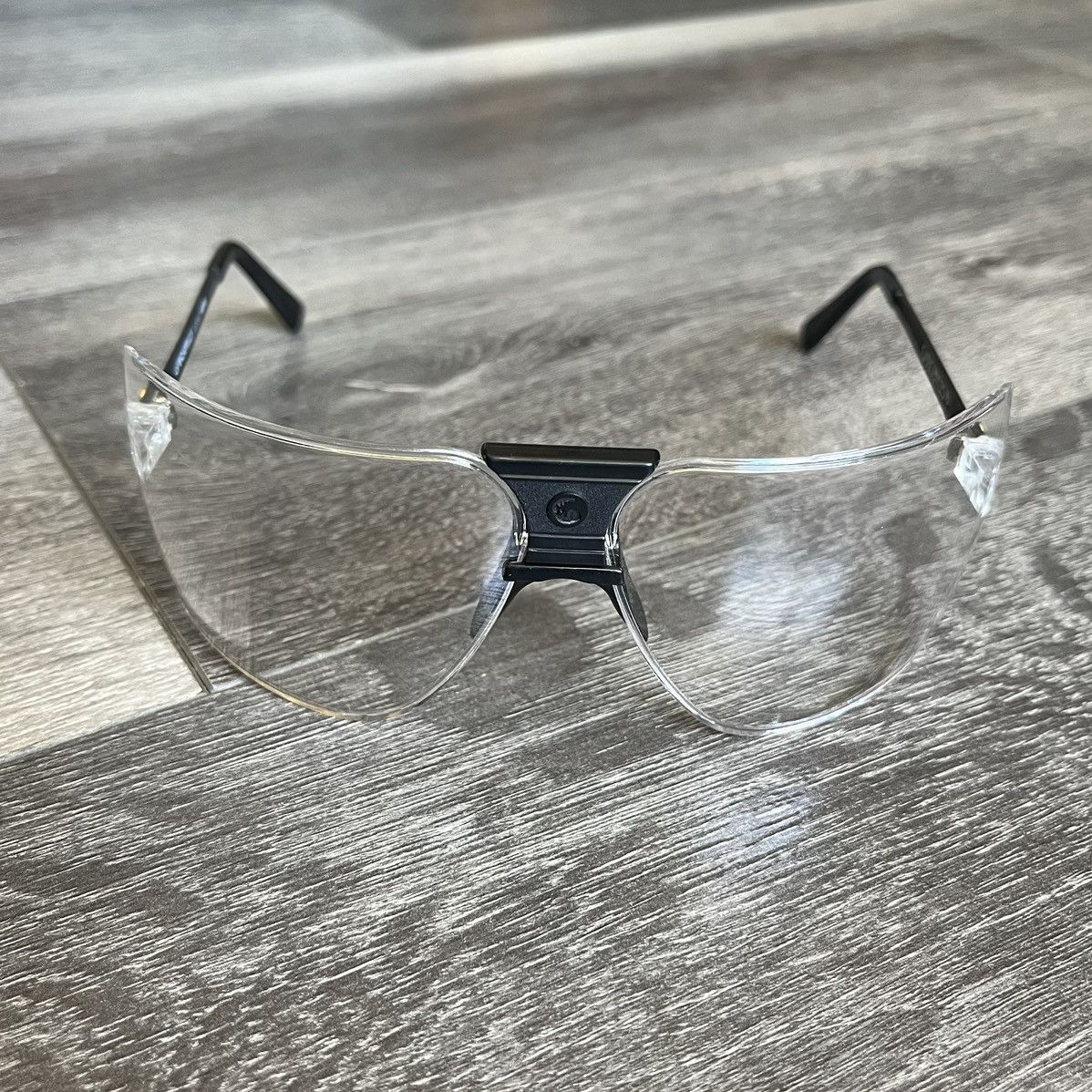 Vintage Vintage 1990s Gargoyles Terminator Model Clear Sport Glasses Size ONE SIZE - 2 Thumbnail