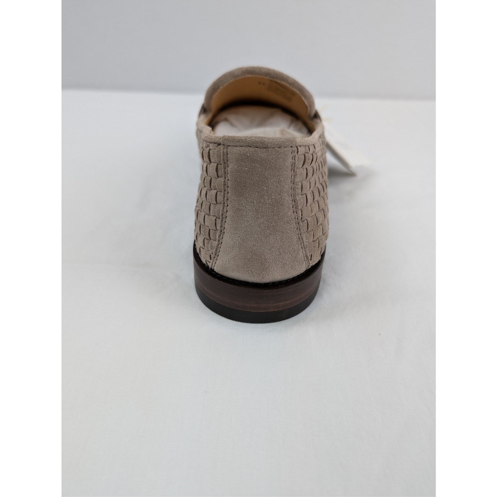 Brunello Cucinelli o1rshd1 Q:2 / Woven Suede Penny Loafers Shoe Boots in Beige Size US 9 / EU 42 - 15 Thumbnail