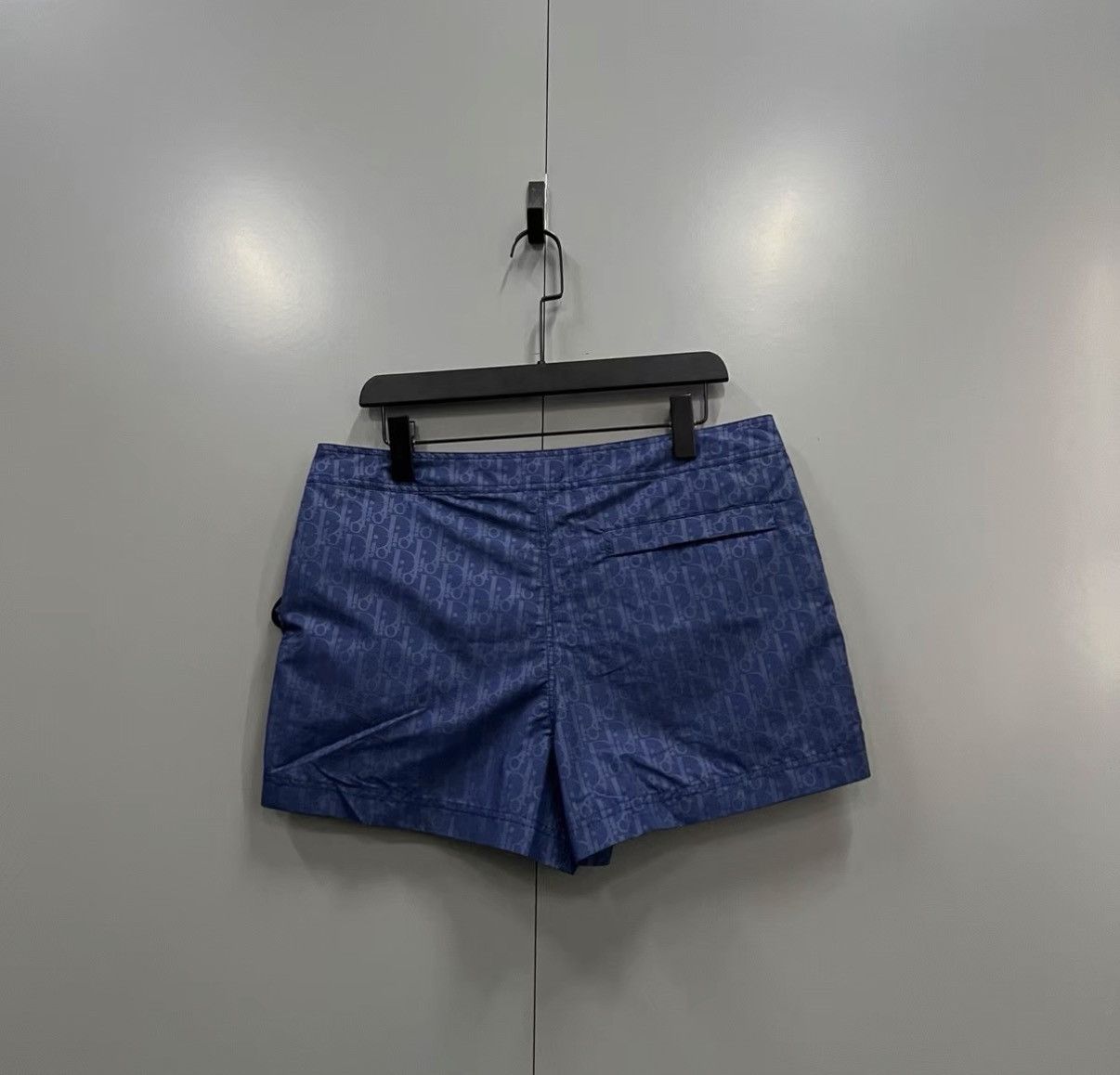 Dior Dior Blue All-over Monogram Shorts J41 Size 30" / US 8 / IT 44 - 2 Thumbnail