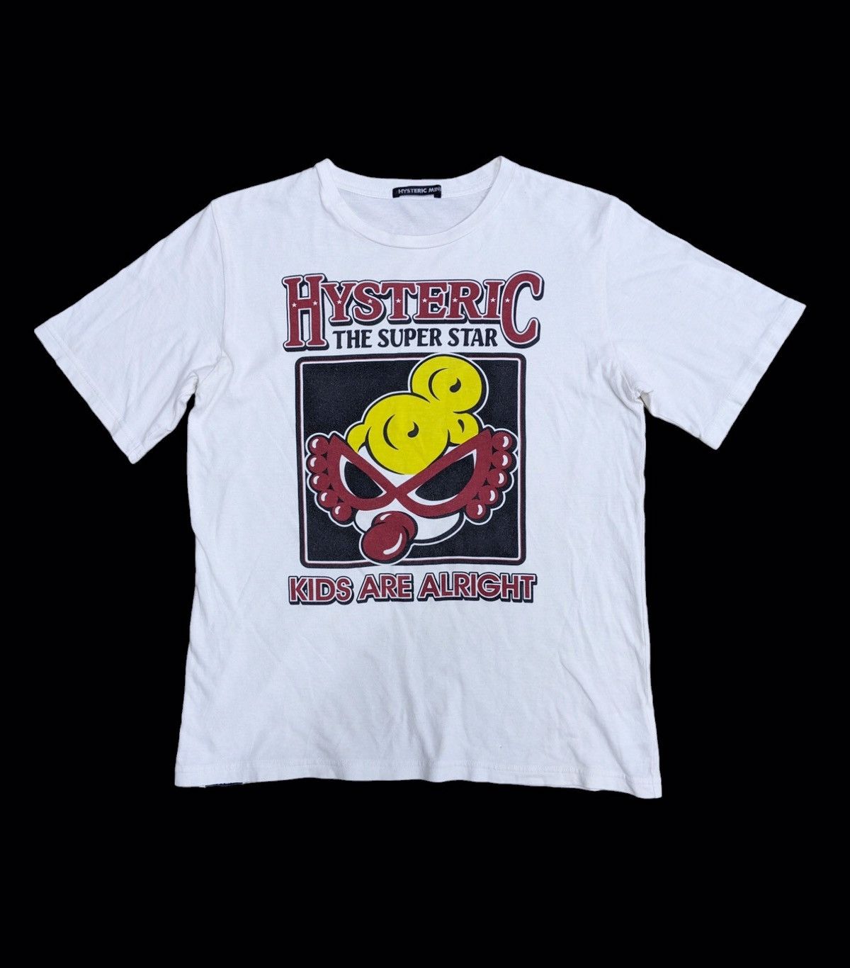 image of Hysteric Glamour Hysteric The Superstar Tshirt in White, Women's (Size Small)